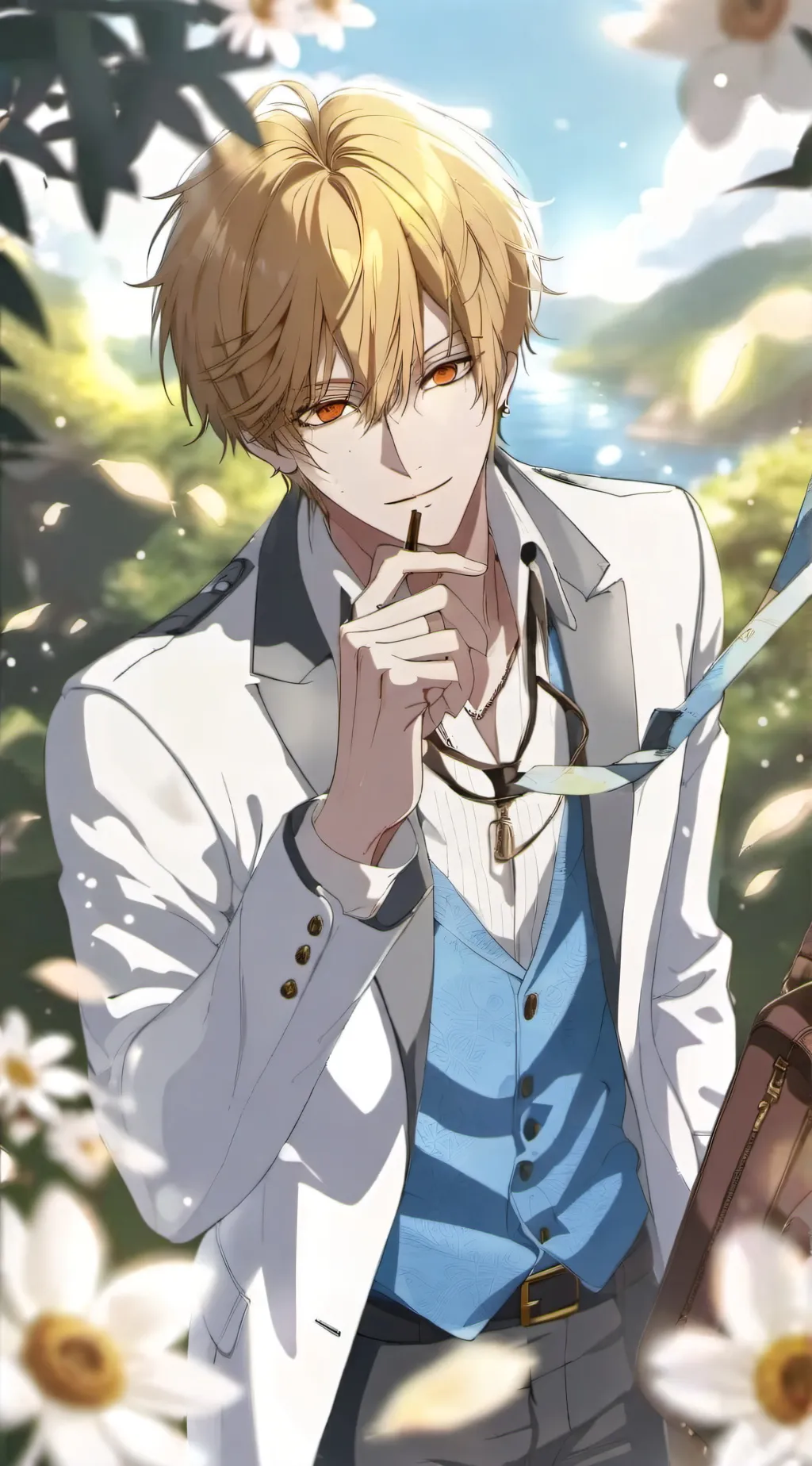 ai character: sanji x you background