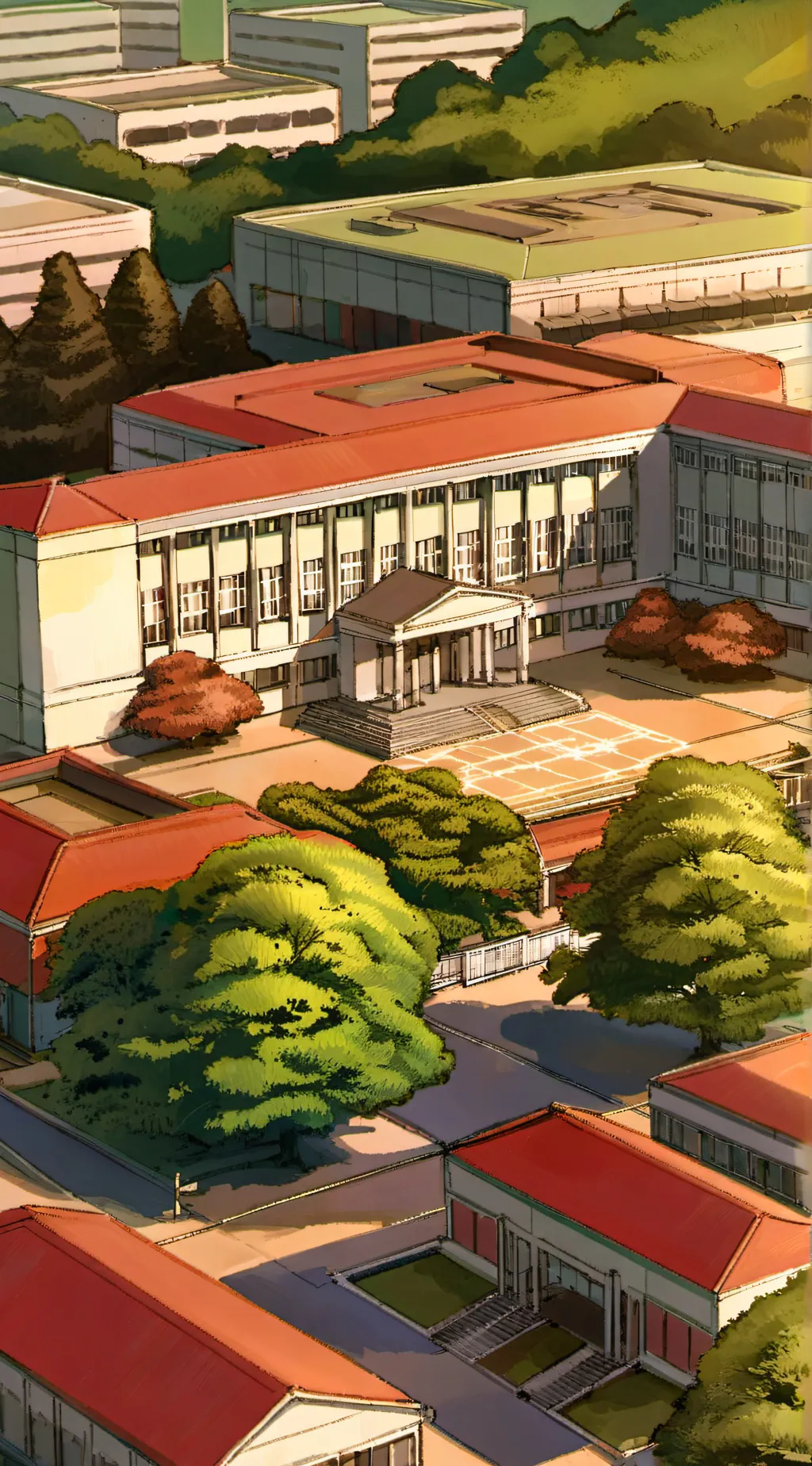 ai character: past jj sports day background