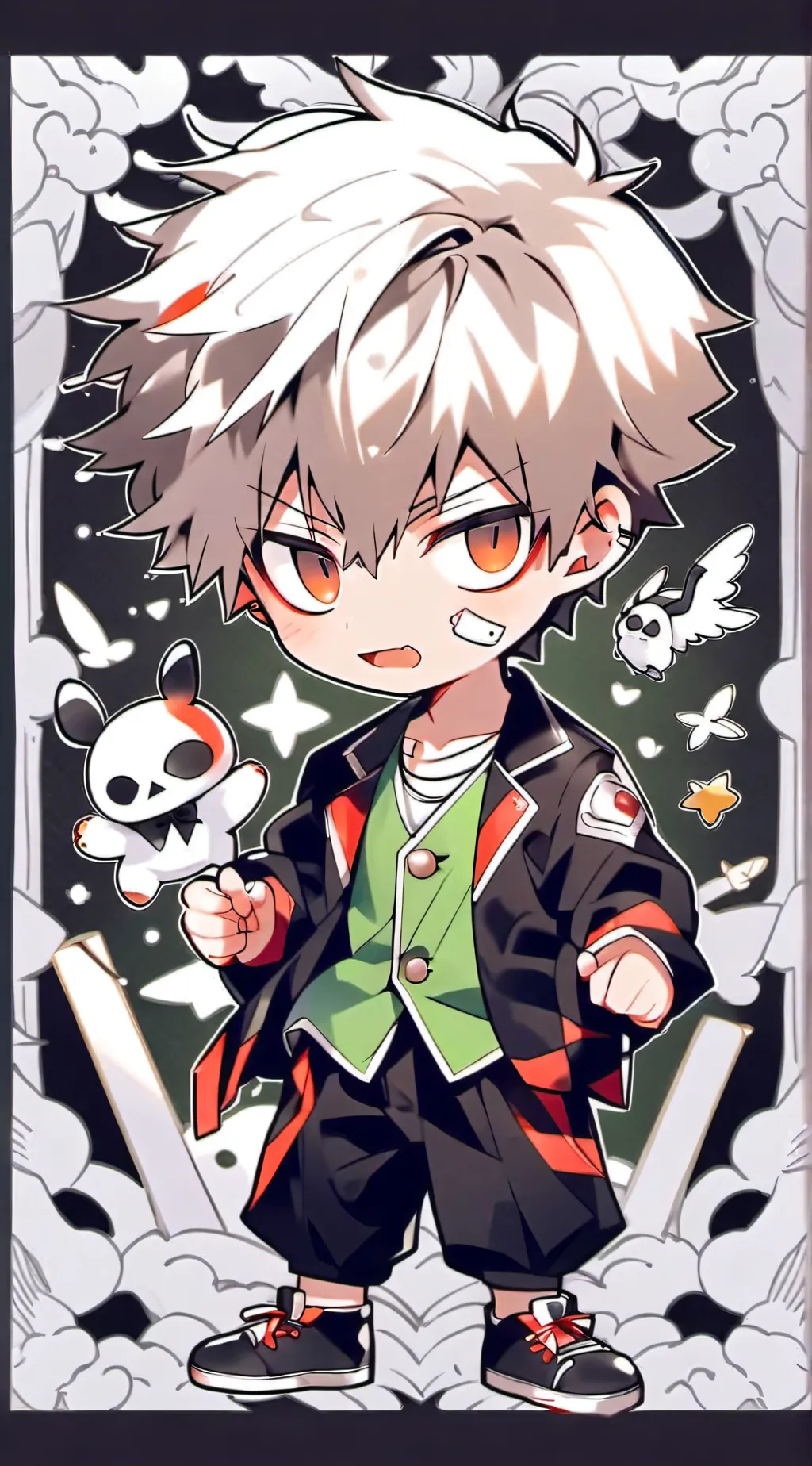 ai character: mha saw all this background