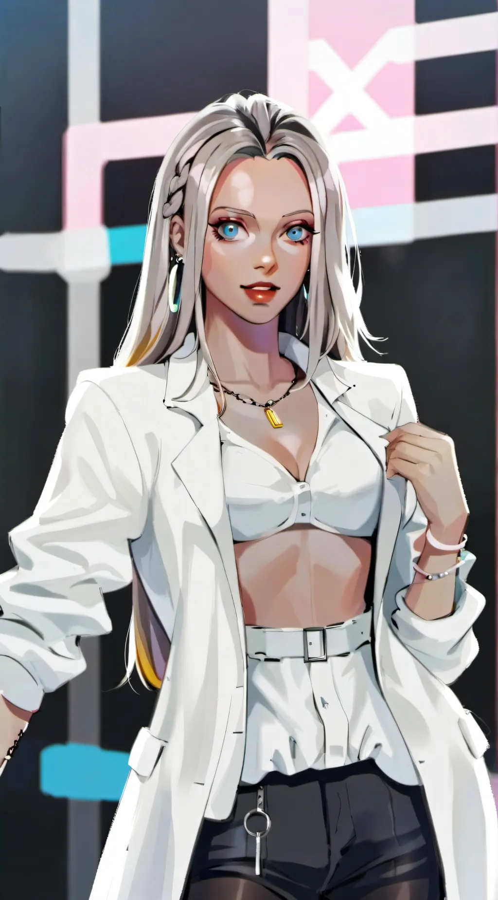 ai character: solar  background
