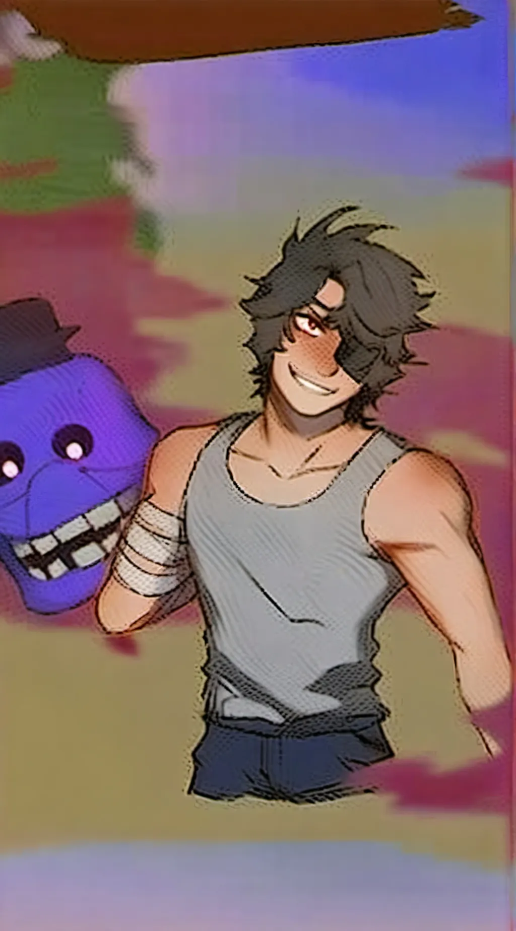 ai character: micheal afton background