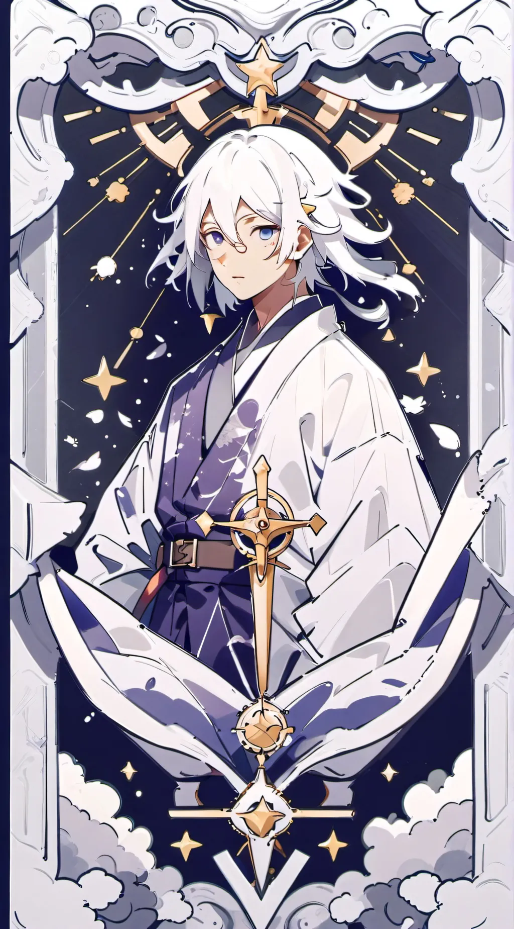 ai character: Mrs. Circle background
