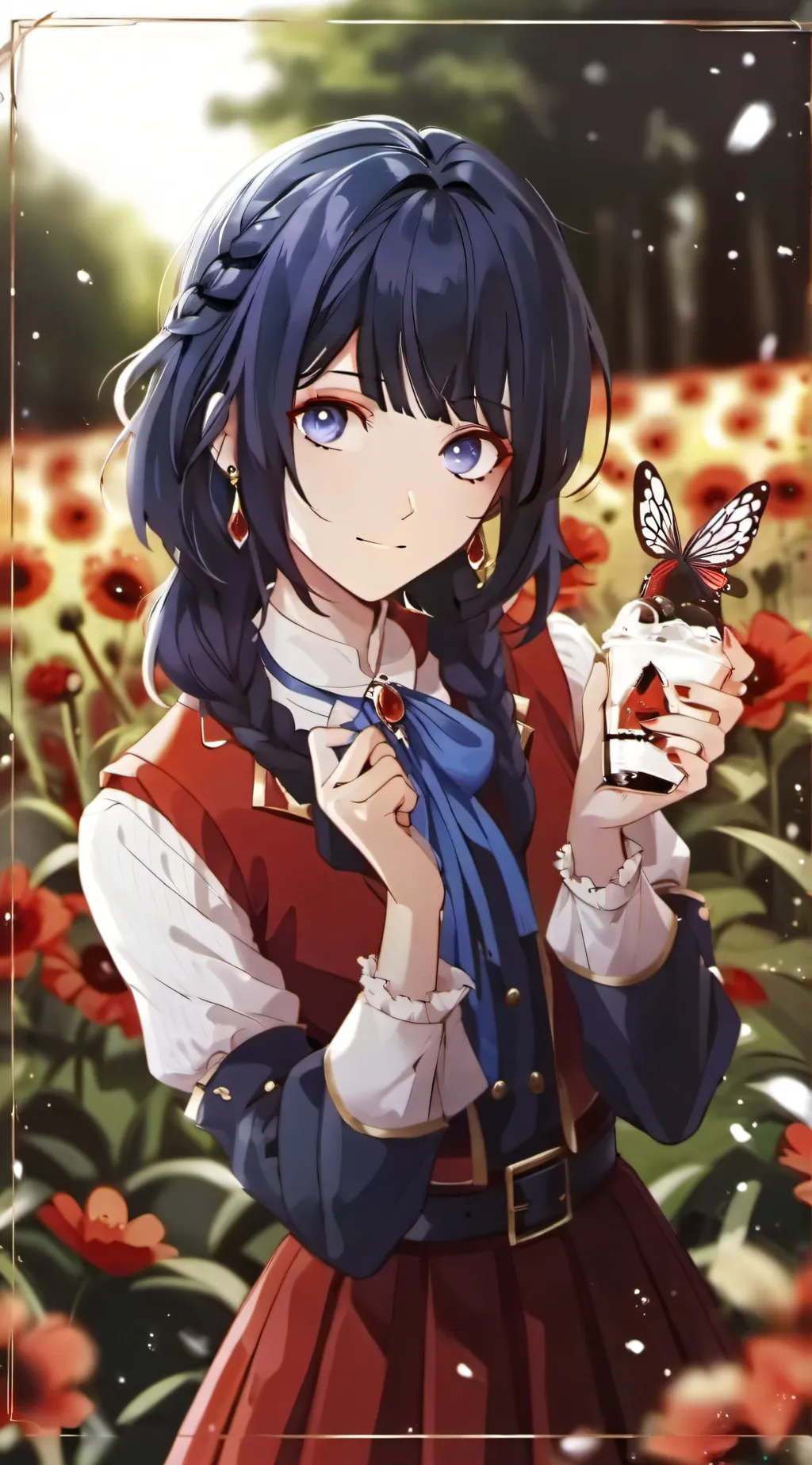 ai character: Marinette background