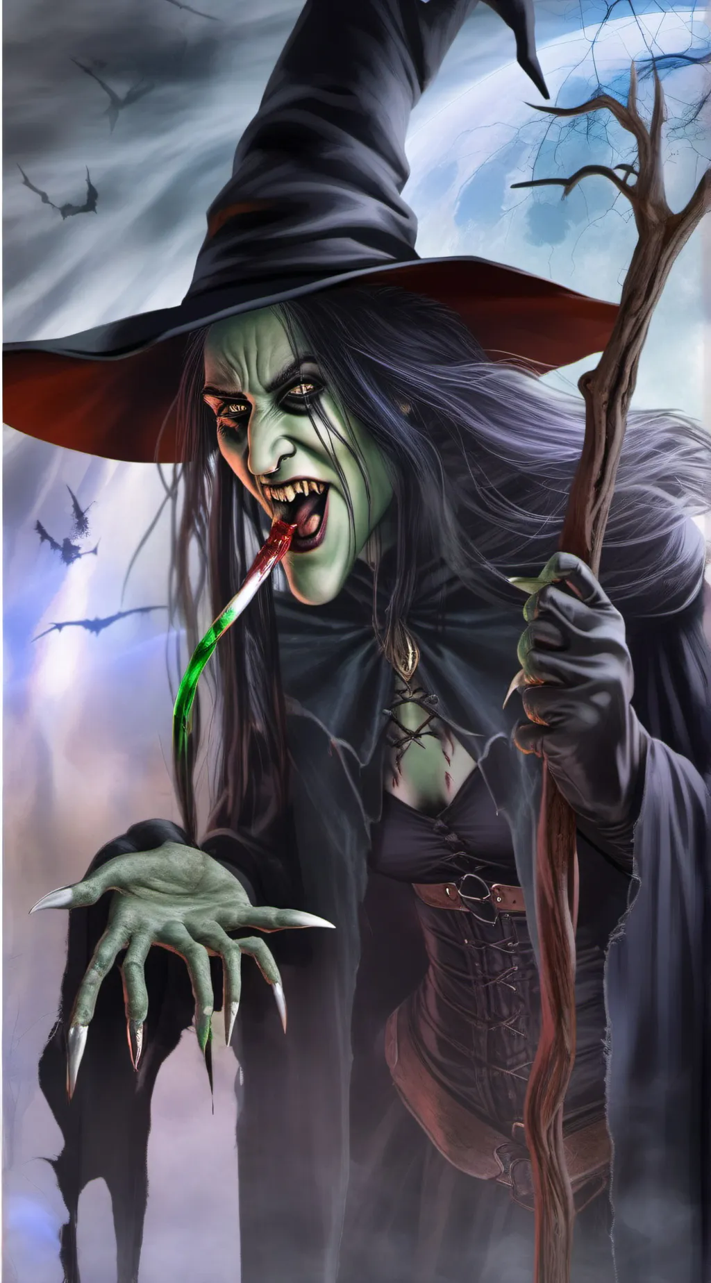 ai character: Evilenn  background