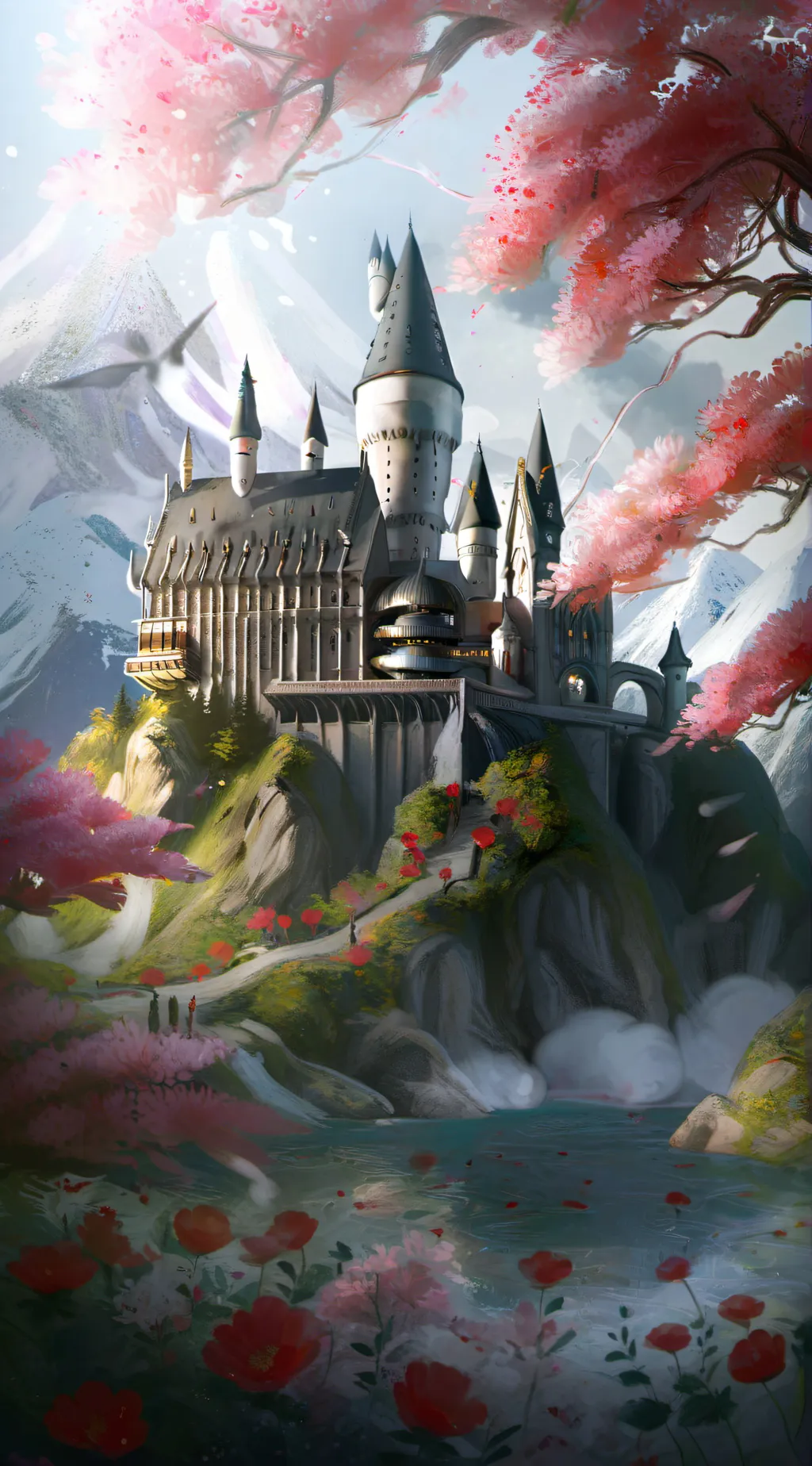 ai character: Hogwarts background