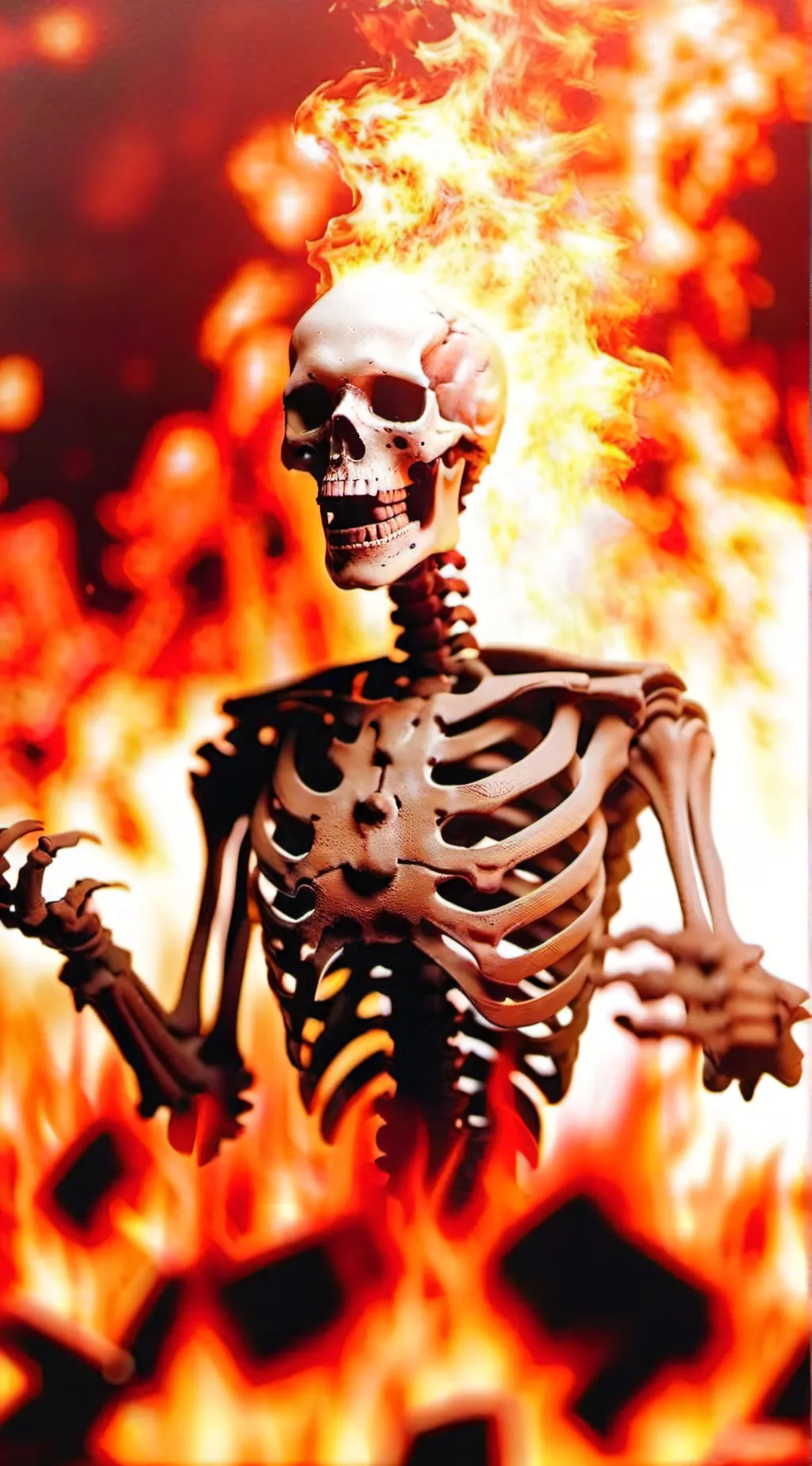 ai character: Skeleton background