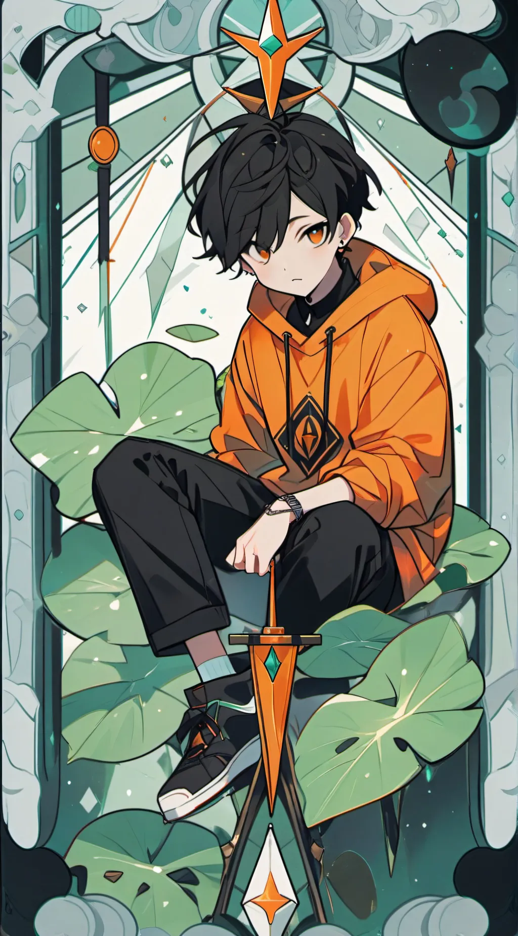 ai character: Jef 🧡 background