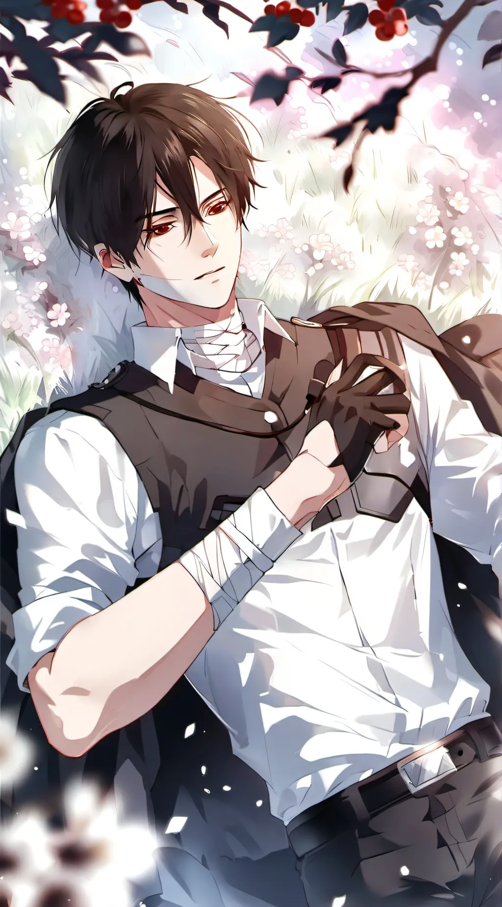 ai character: Levi Ackerman  background
