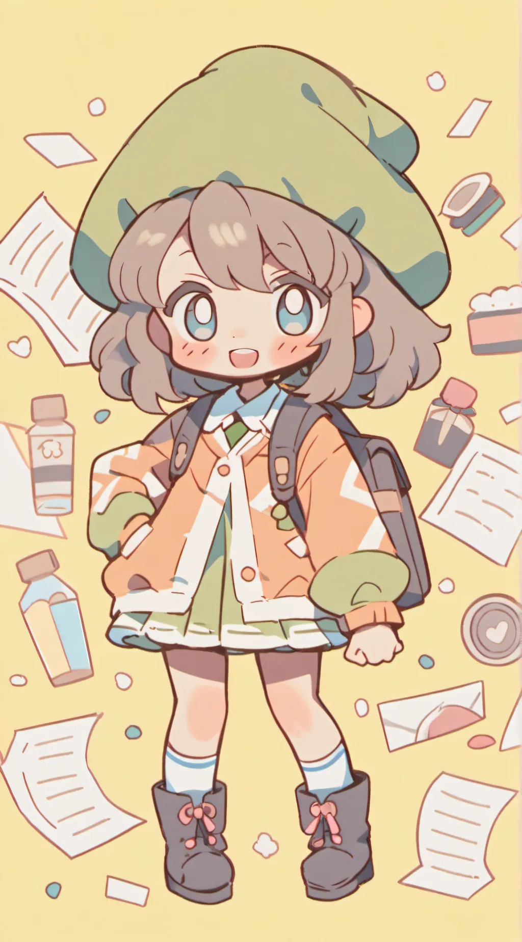 ai character: FPE Sleepover background