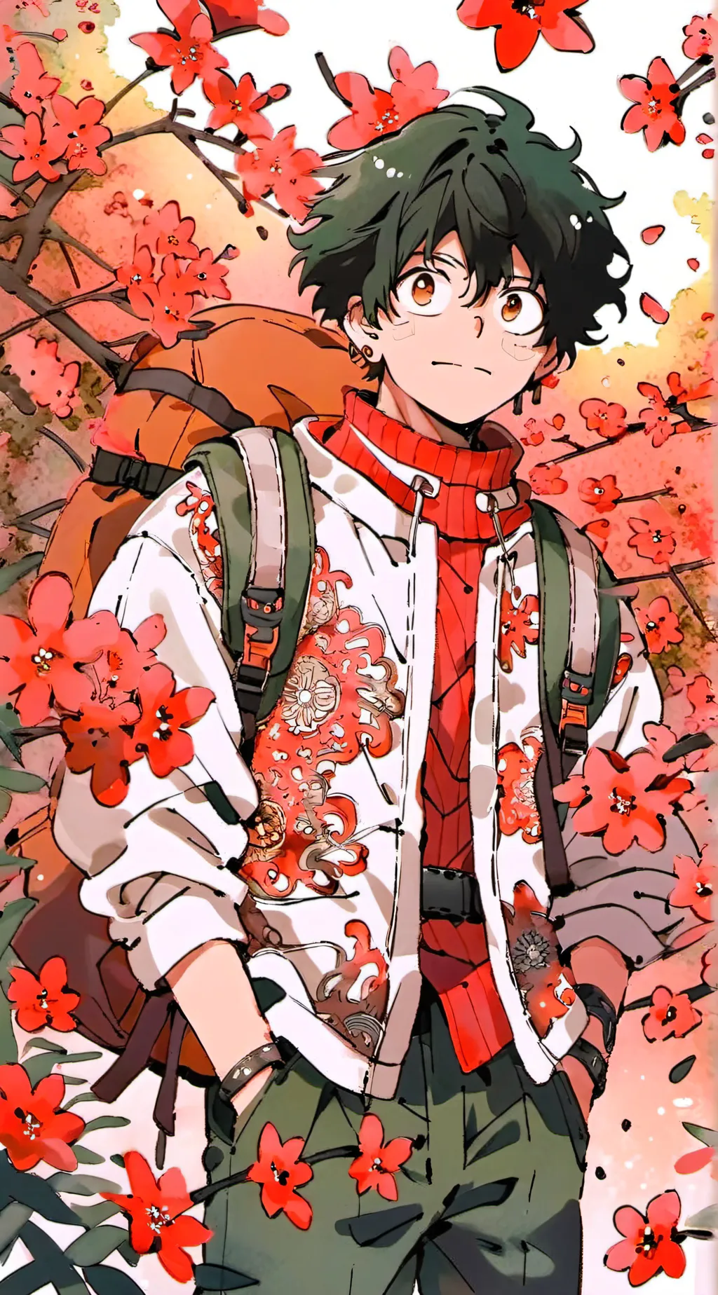 ai character: Deku background