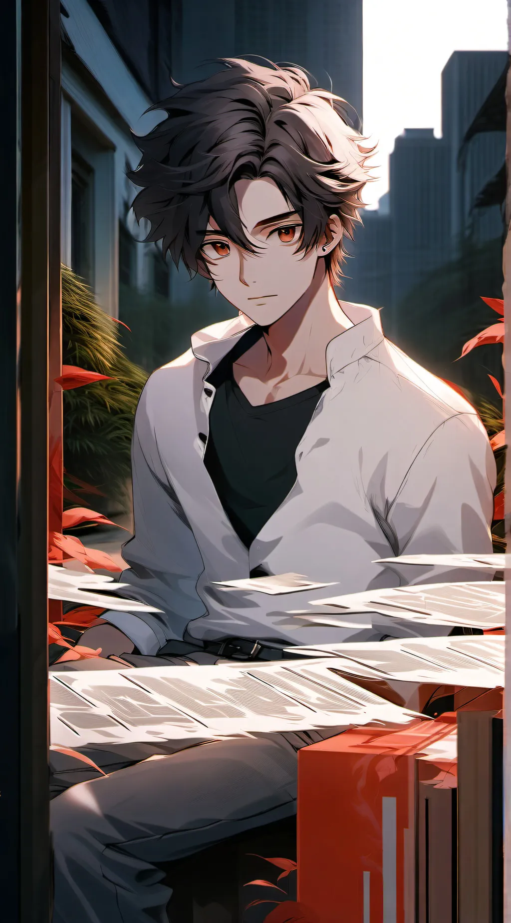 ai character: Asher’s desire background