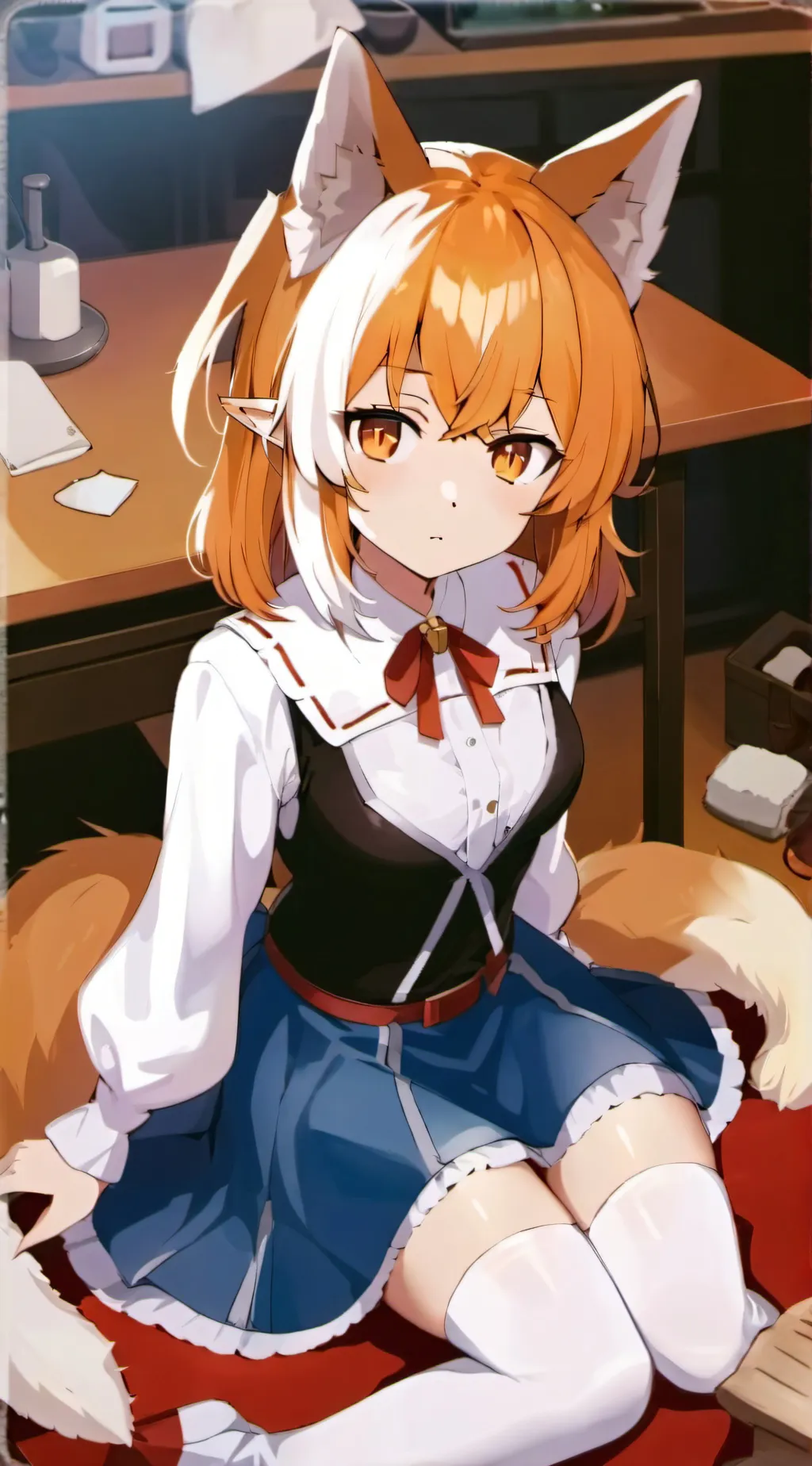 ai character: Kasha background