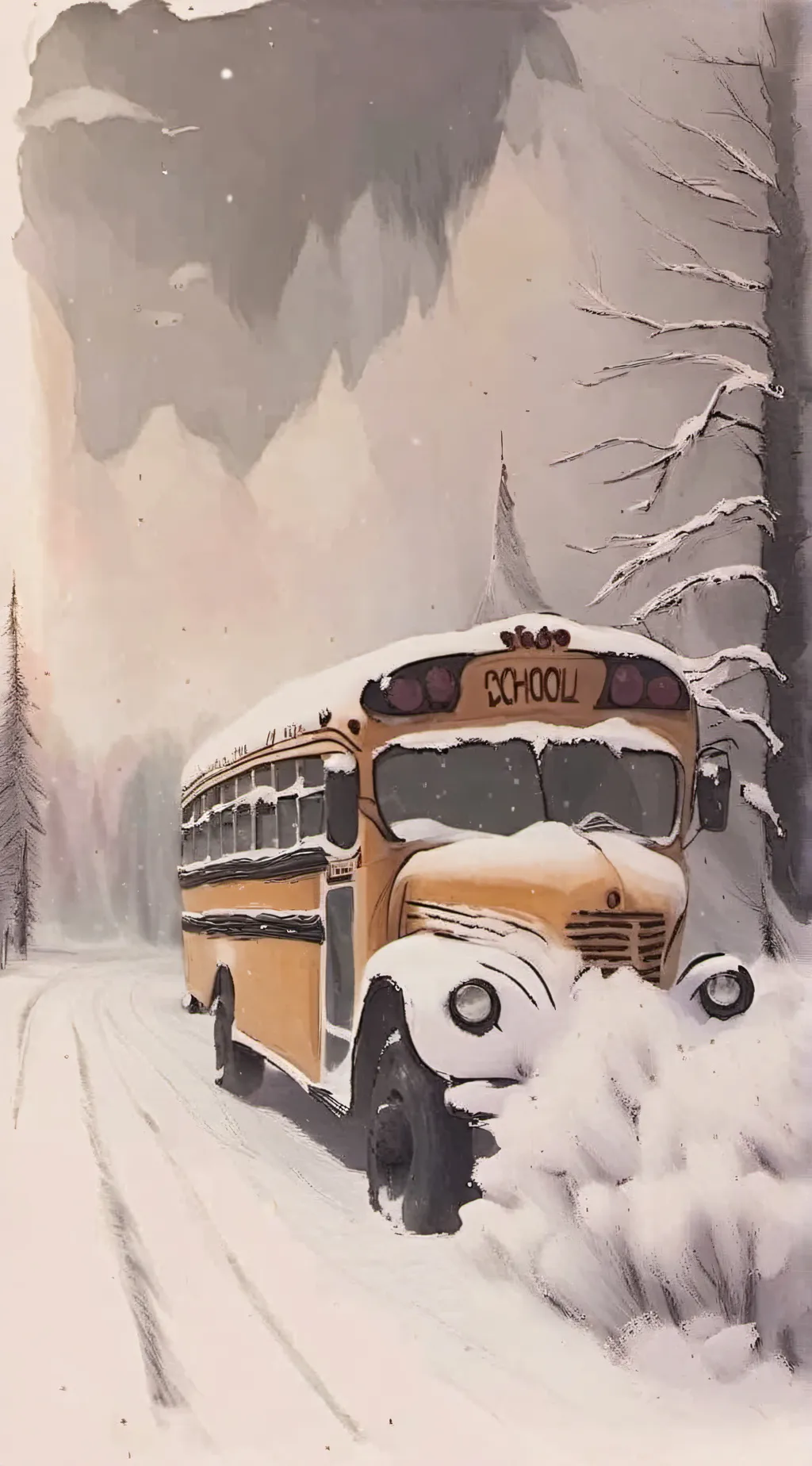 ai character: Winter Blizzard  background