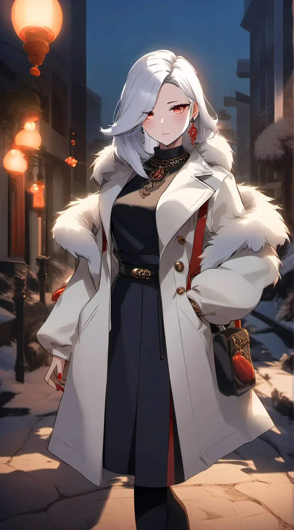 ai character: Rara Hanaki background