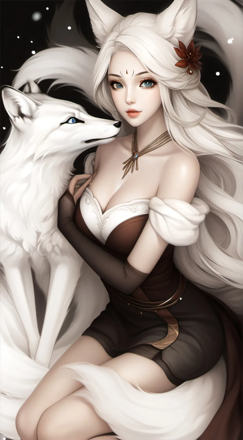 ai character: Crystal background