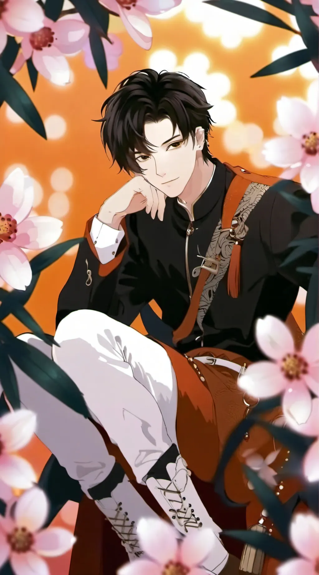 ai character: Swan background