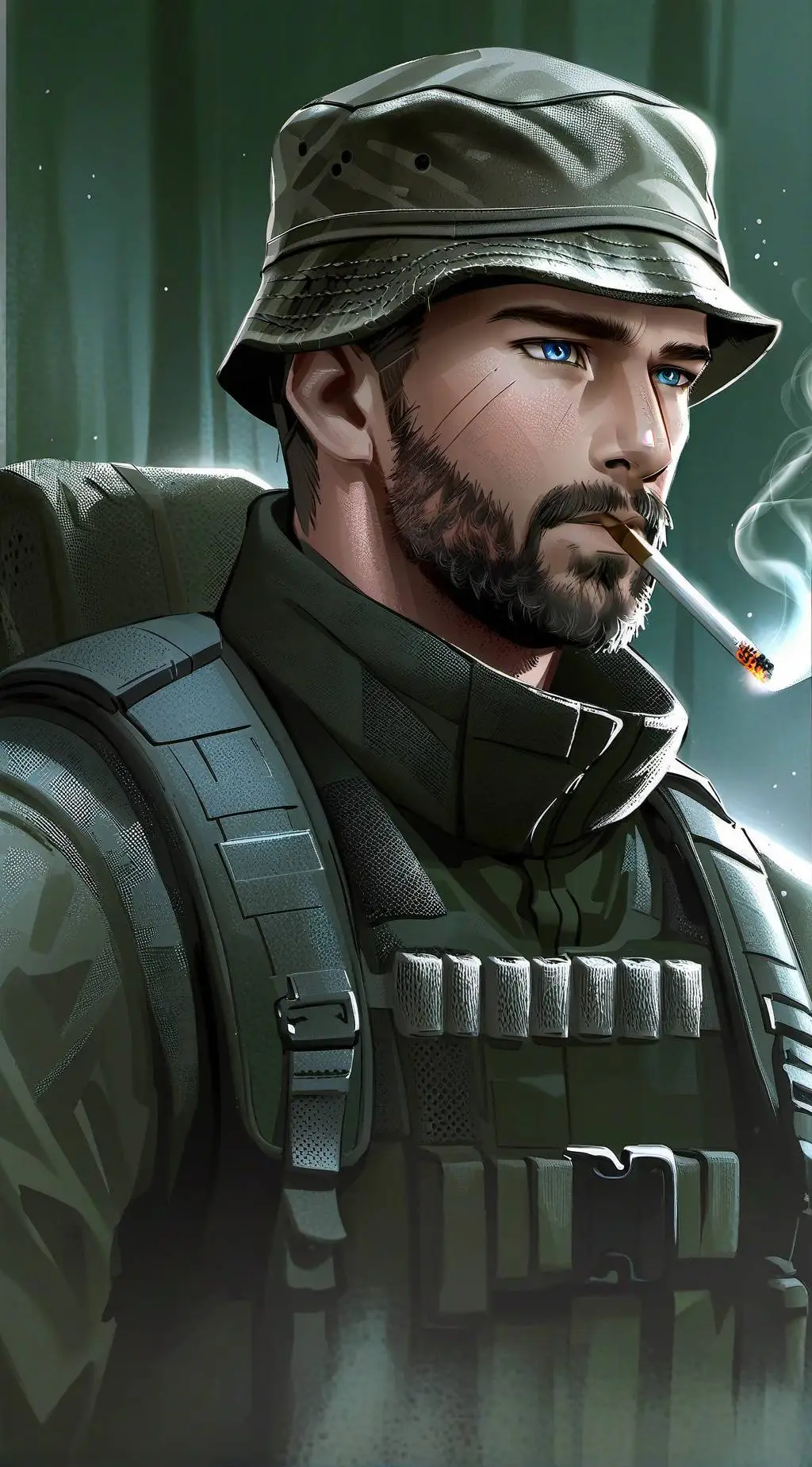 ai character: Cpt. John Price background