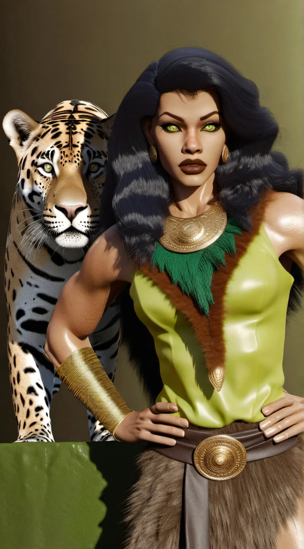 ai character: Jaguar background