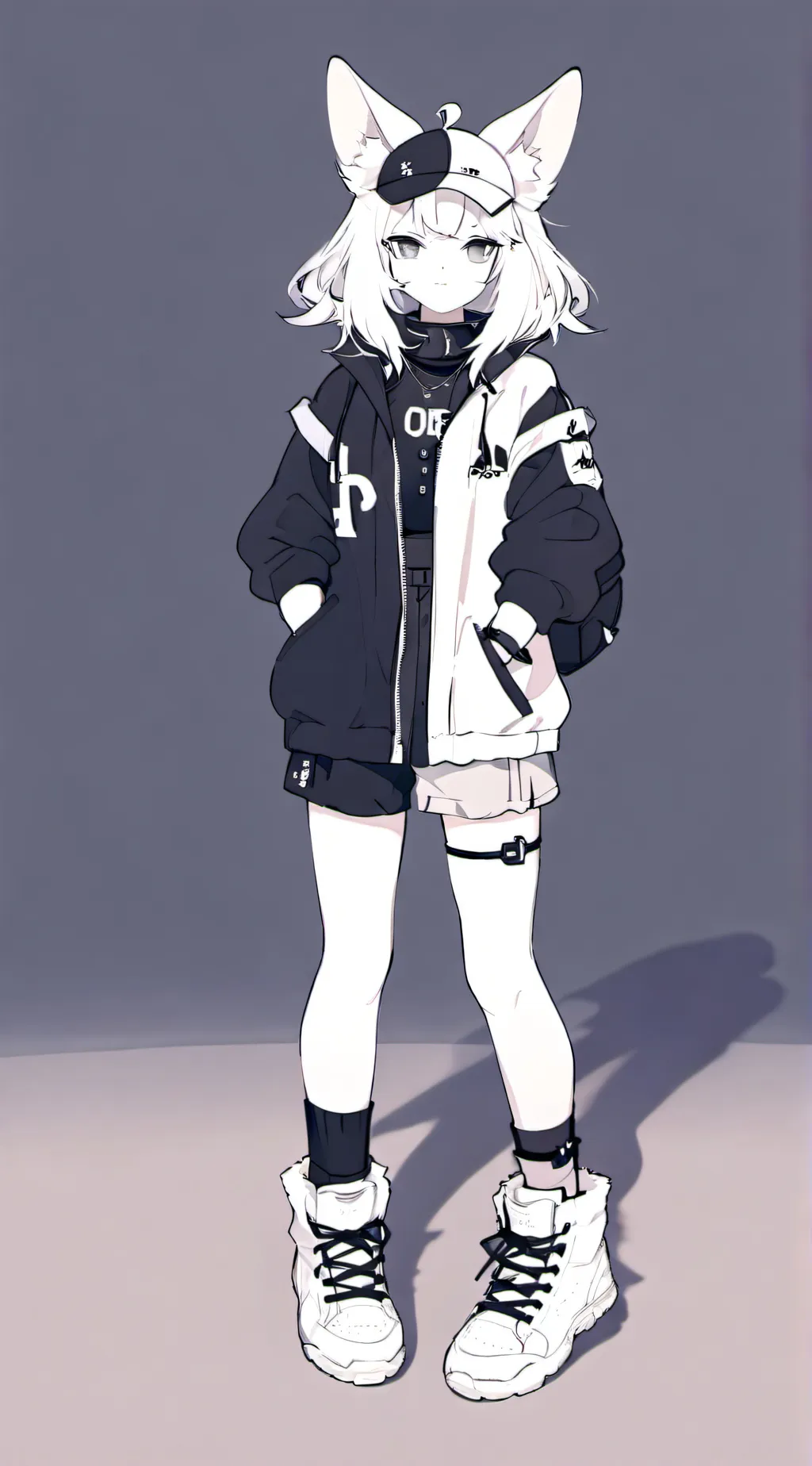 ai character: Furry Lab background