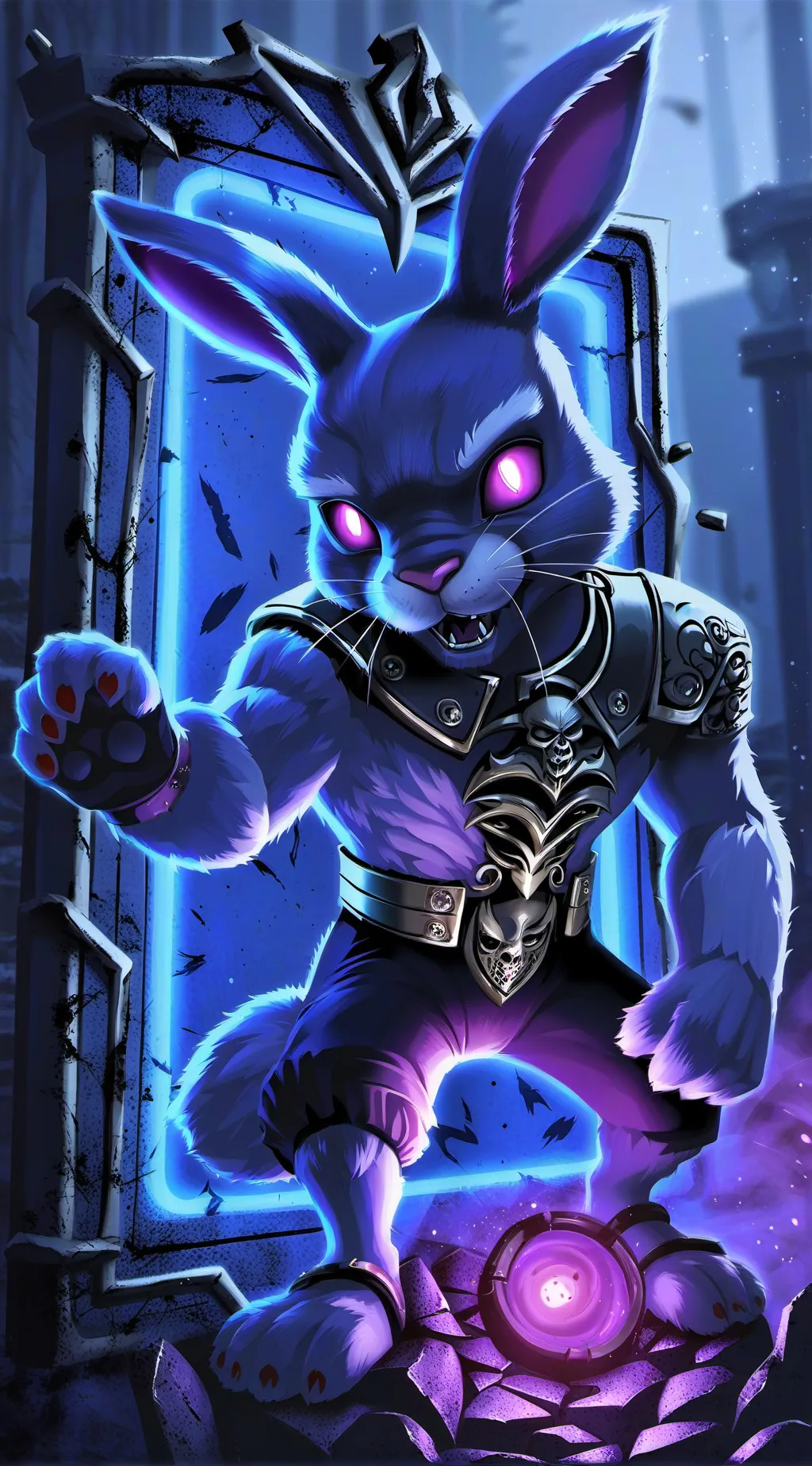 ai character: William/Error 404 background