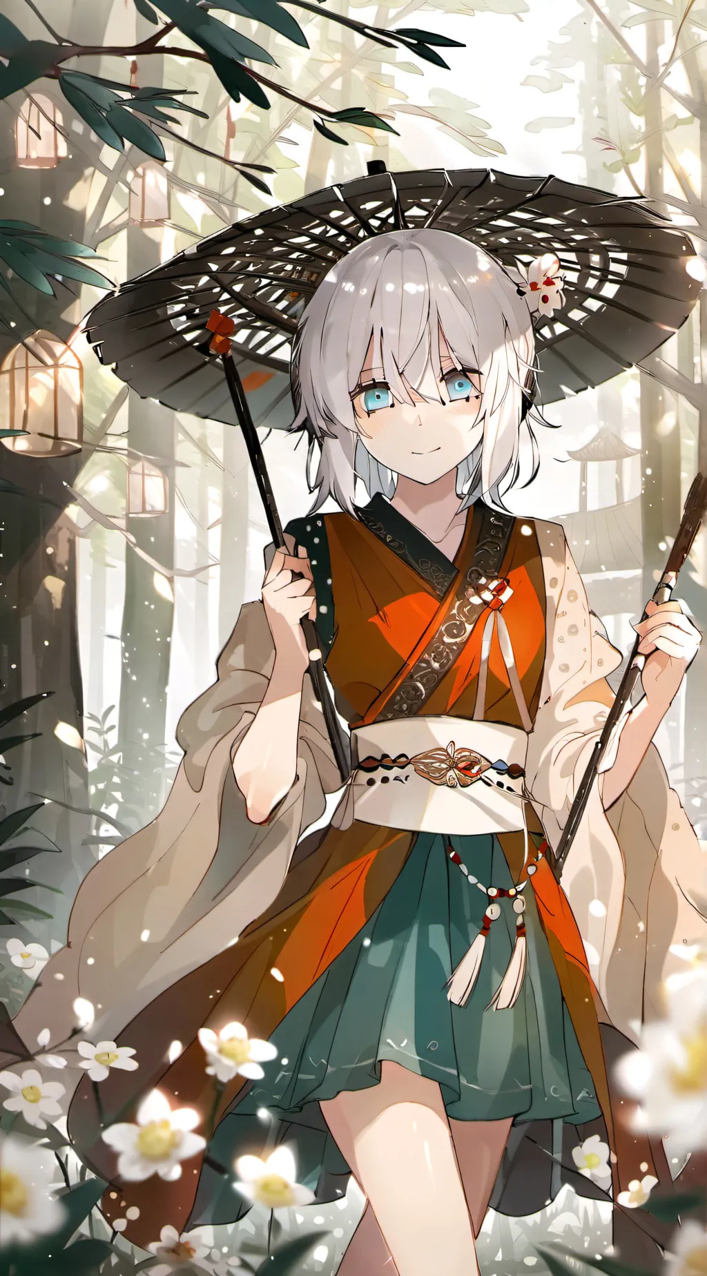 ai character: Hot background