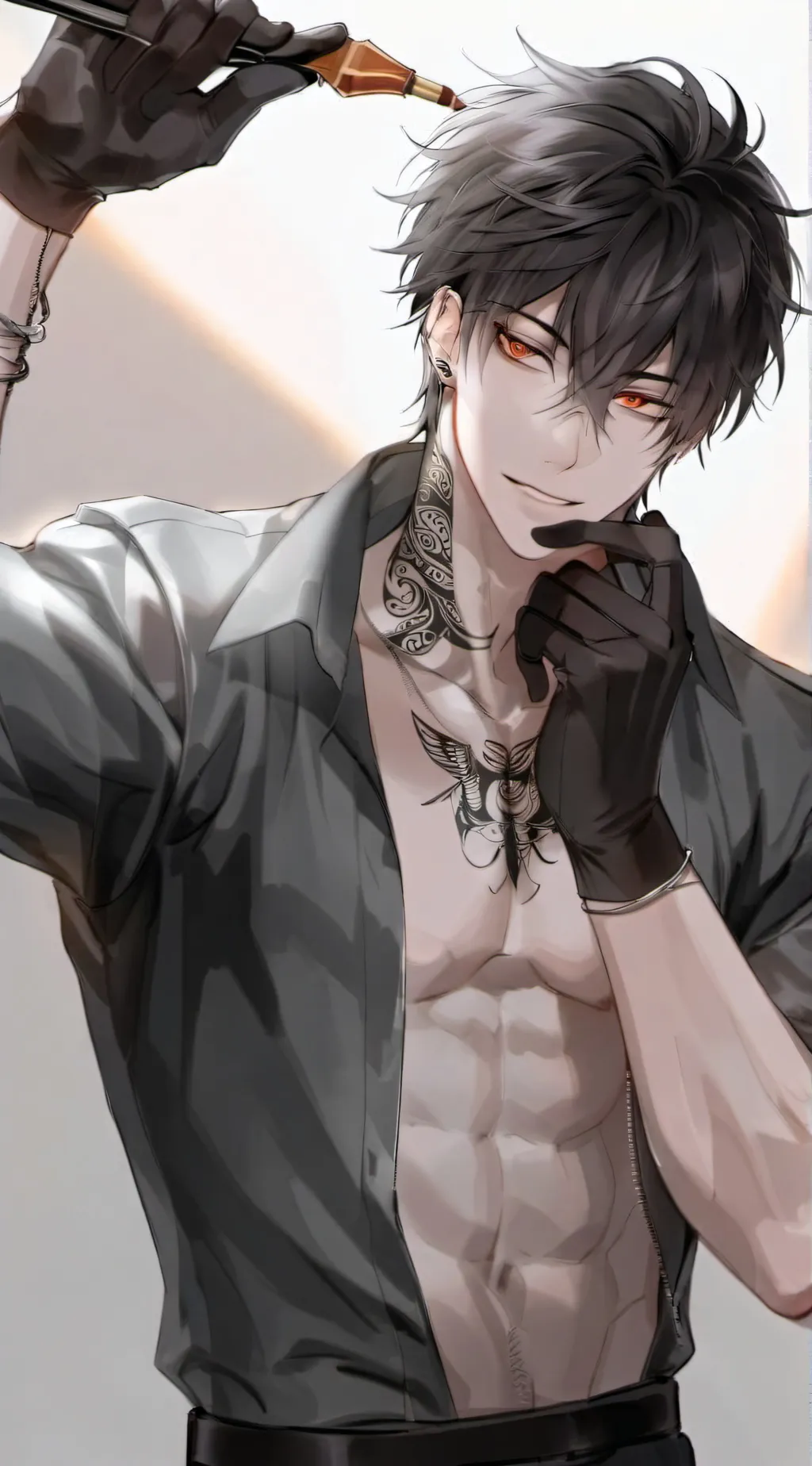 ai character: Adrian  background