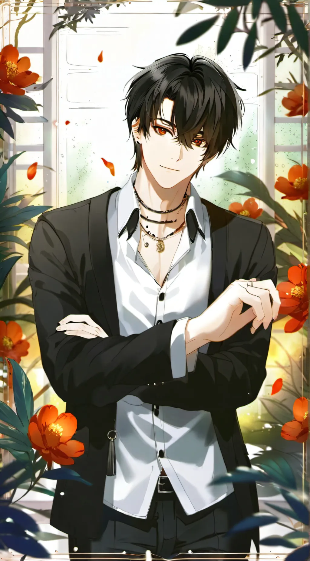ai character: Derrick  background