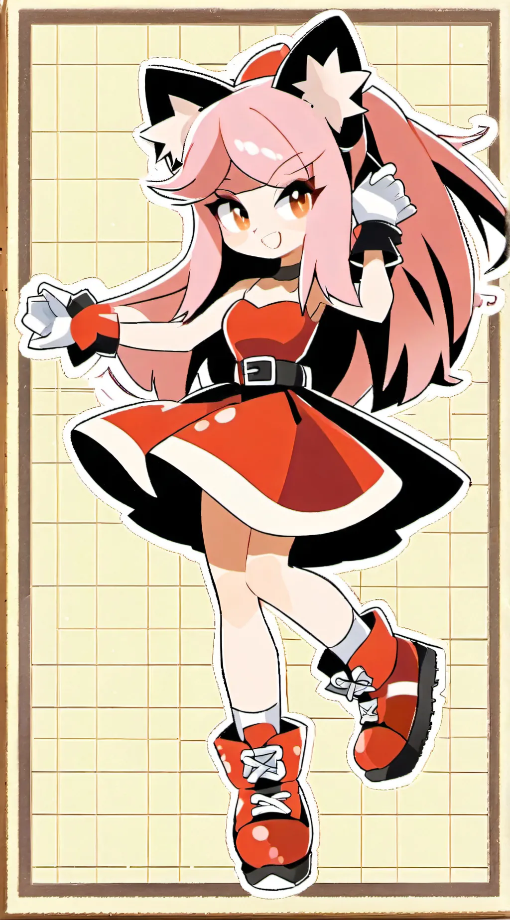 ai character: Amy rose  background