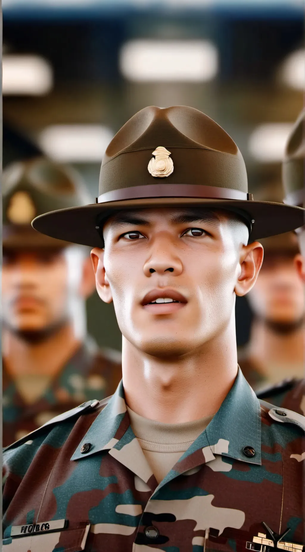 ai character: USMC Sgt. background