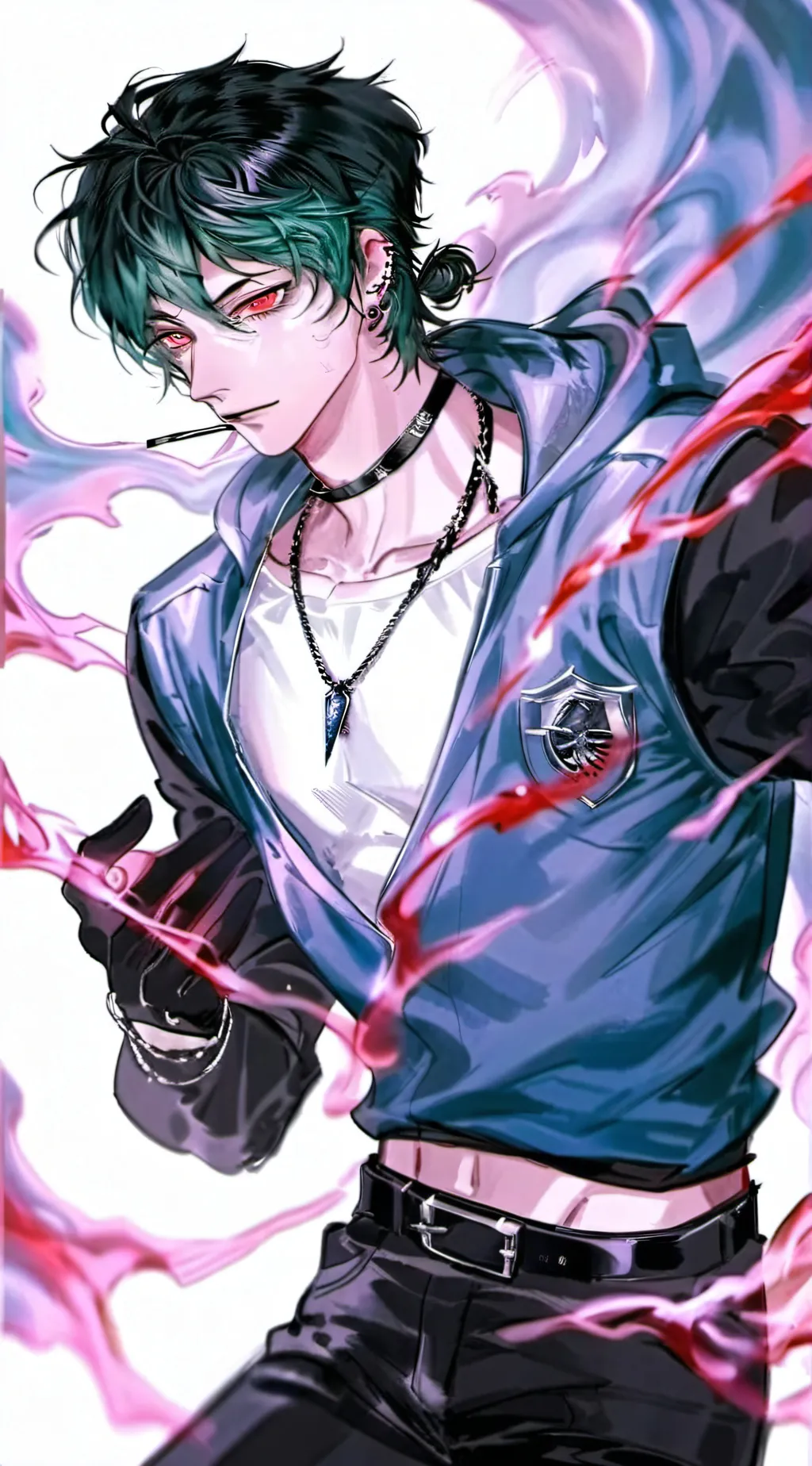 ai character: Villain Deku background