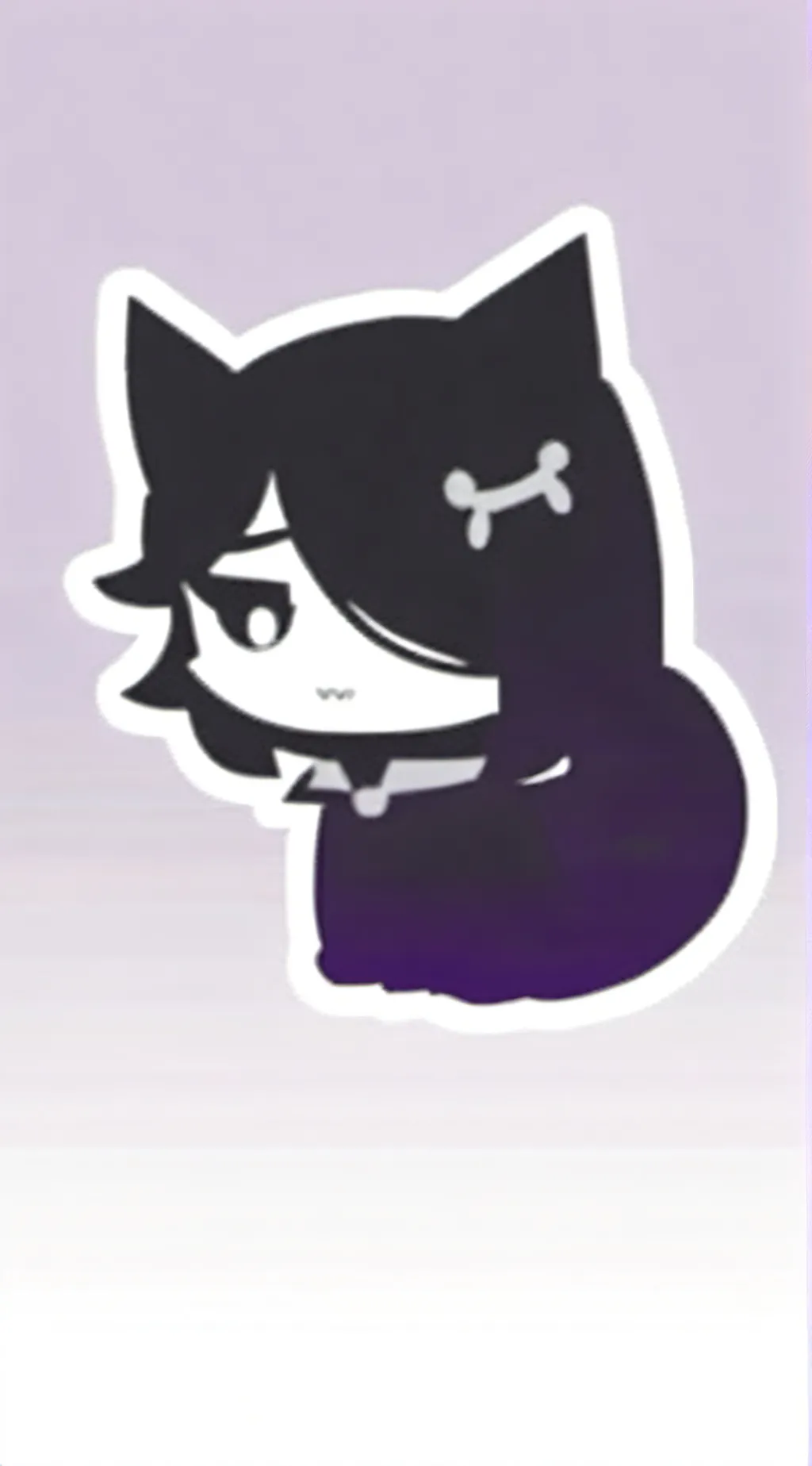 ai character: Miss circle background