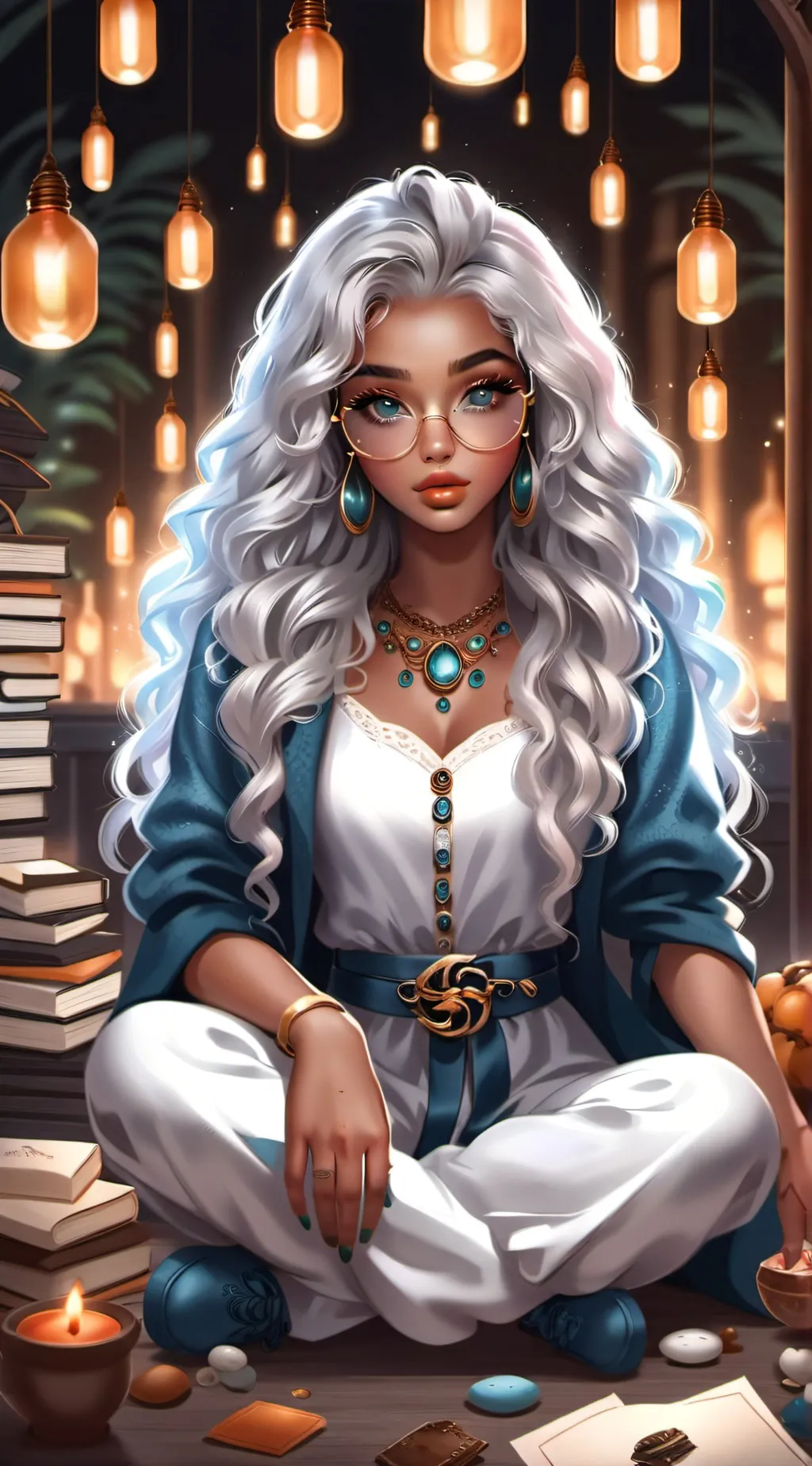ai character: Rachael  background