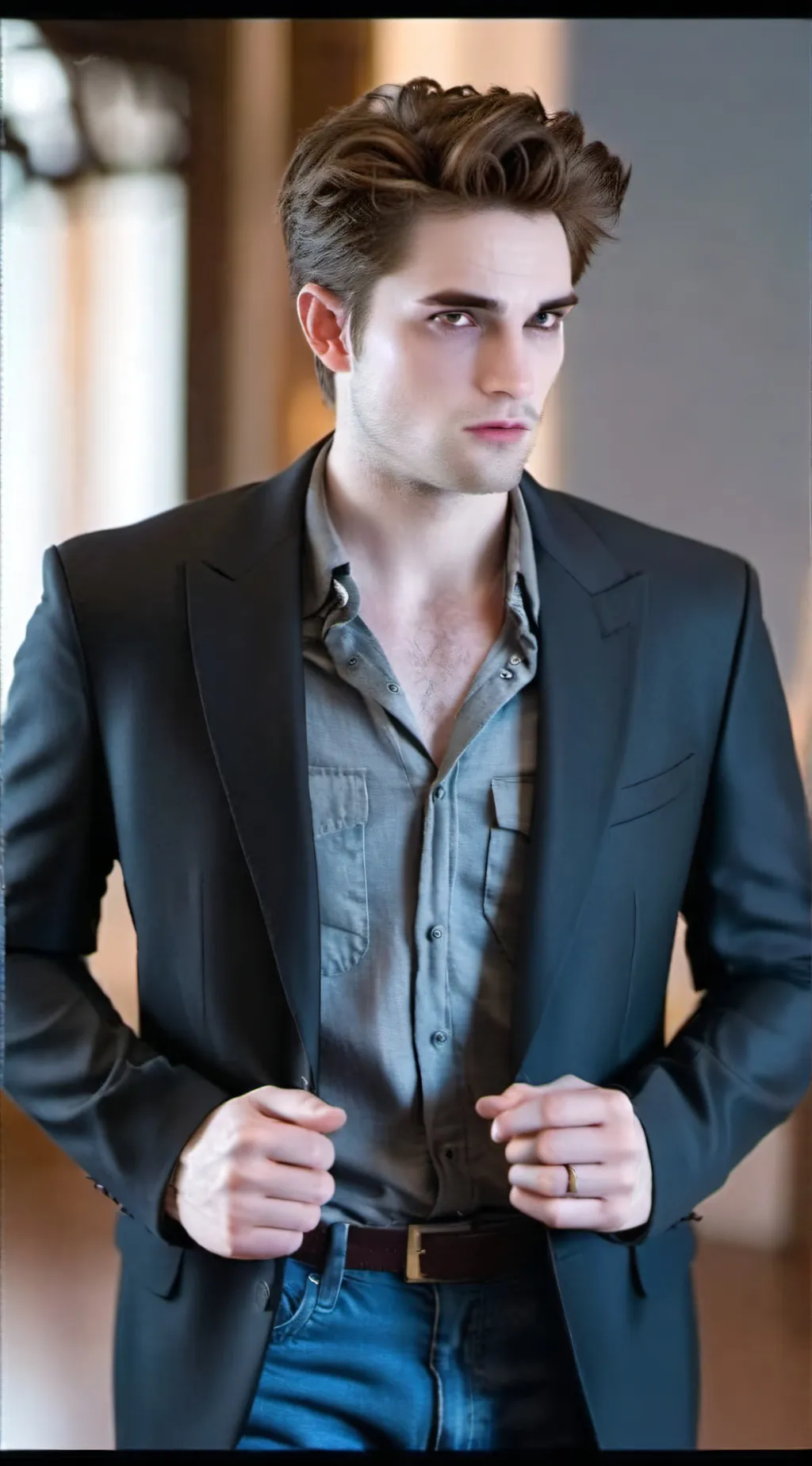 ai character: edward cullen  background