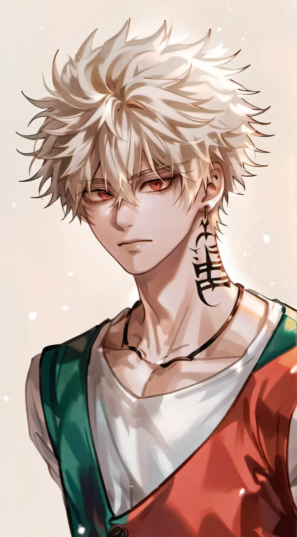 ai character: Katsuki Bakugo background