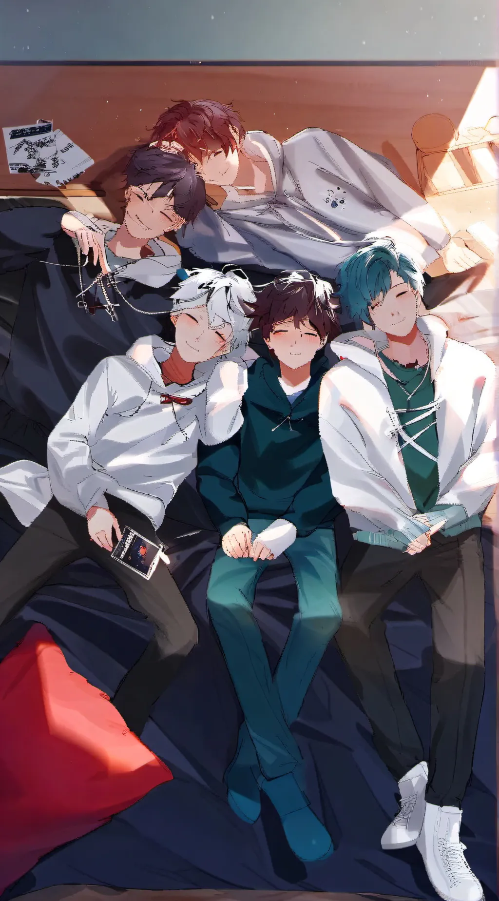 ai character: Cousins sleepover background