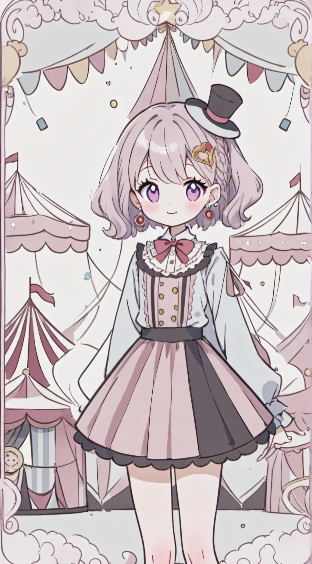 ai character: tadc Valentines!! background