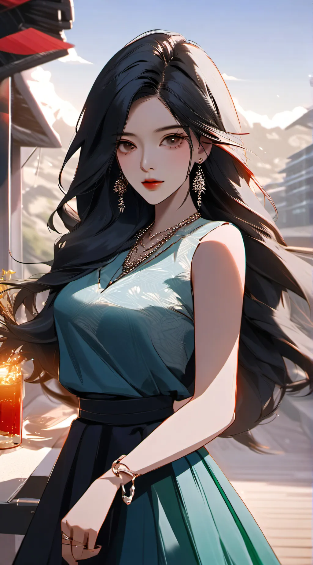 ai character: Raya background