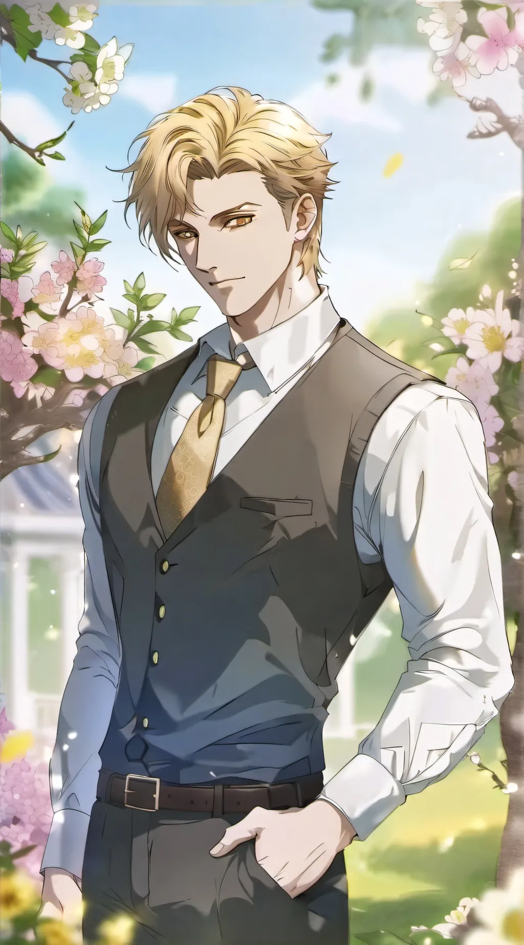 ai character: Leo background
