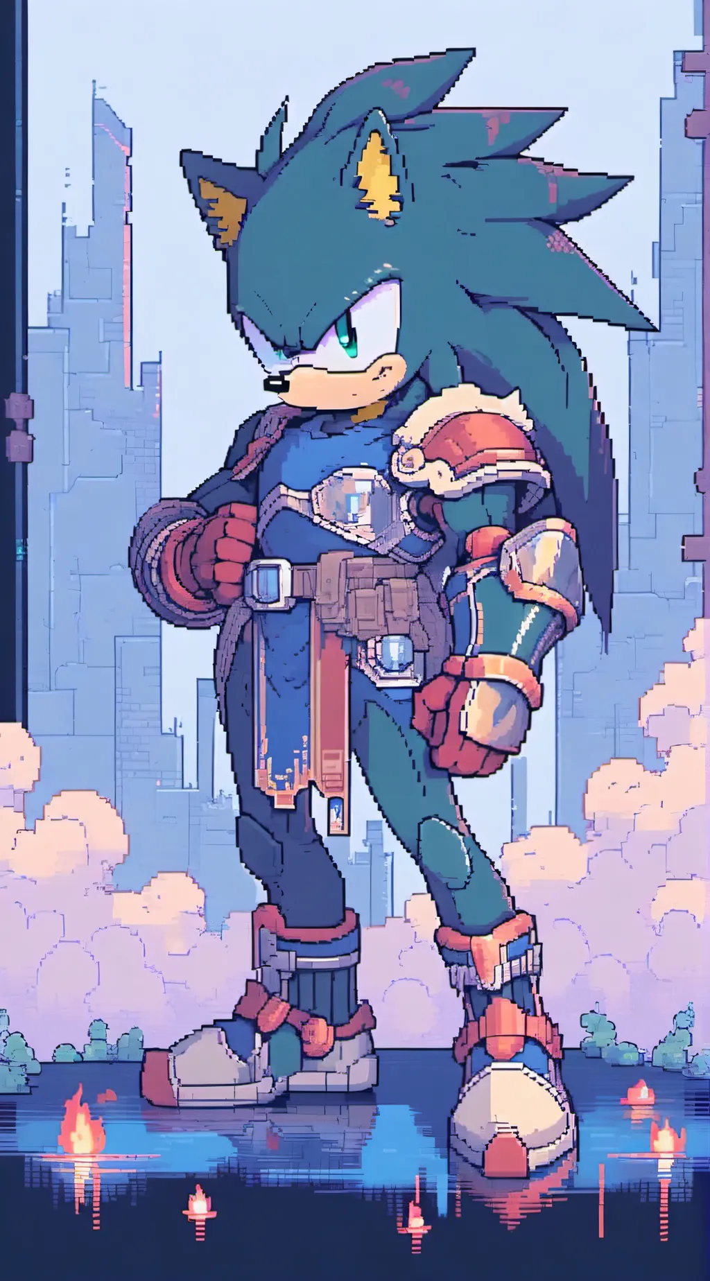 ai character: sonic background