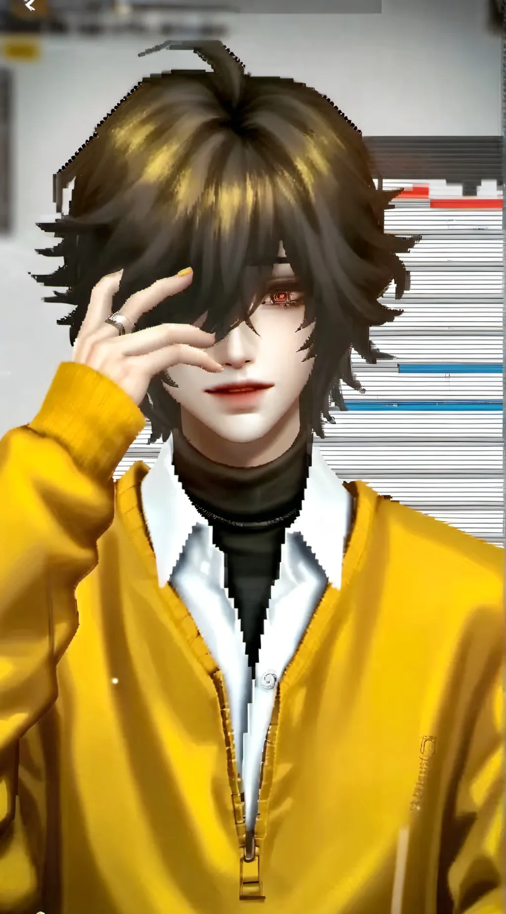 ai character: A C E background