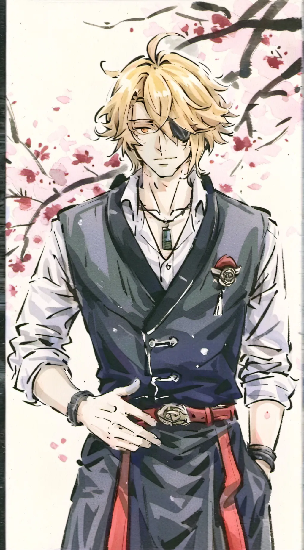 ai character: sanji background