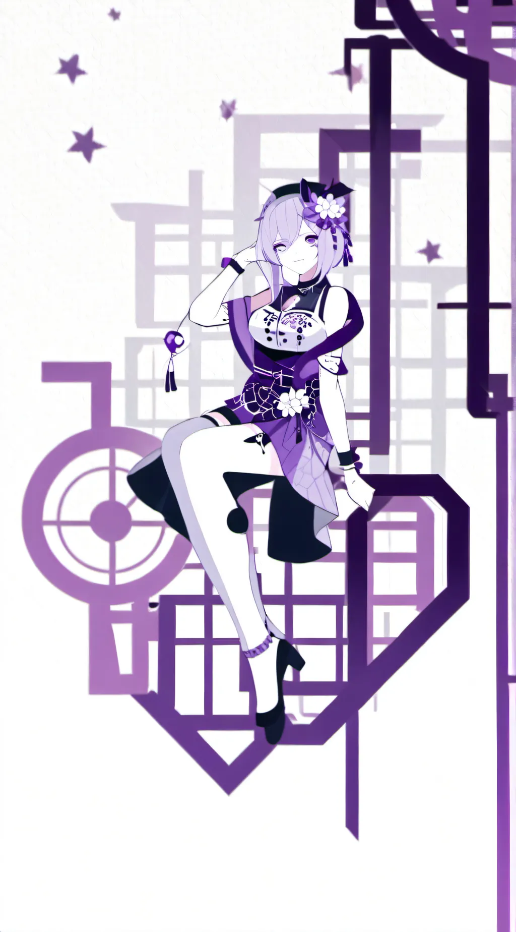 ai character: Twilight sparkleeg background