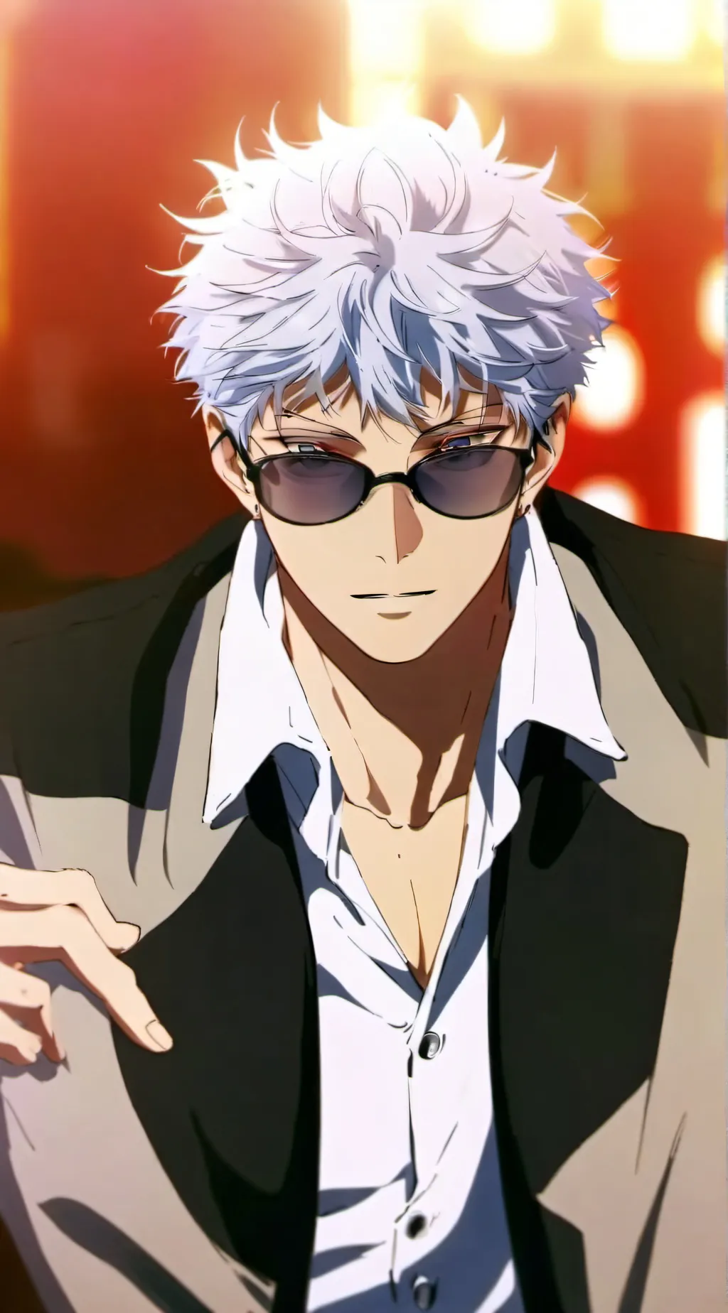 ai character: Satoru gojo  background