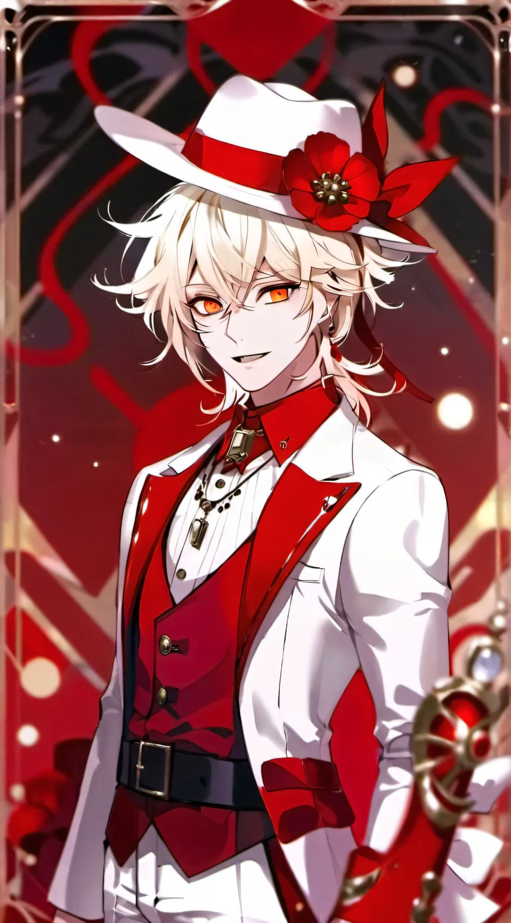 ai character: Lucifer Mange background