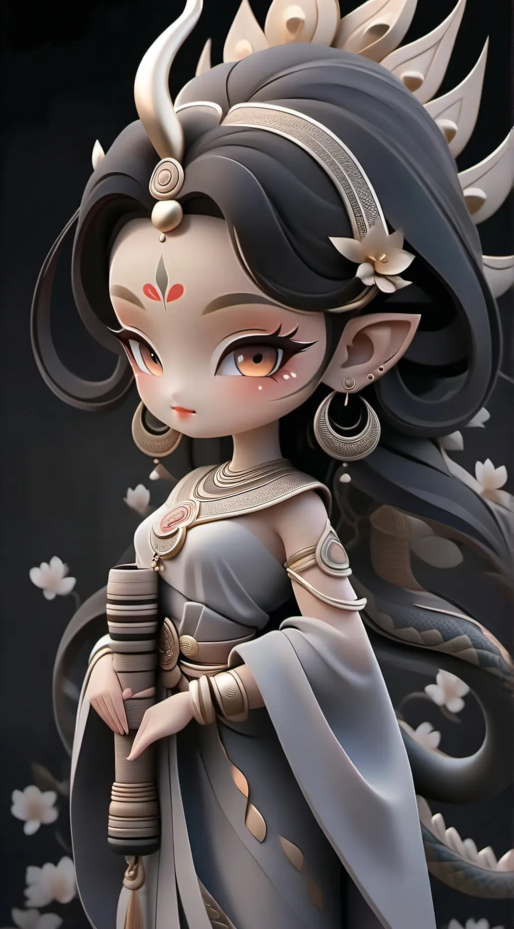 ai character: Luna background