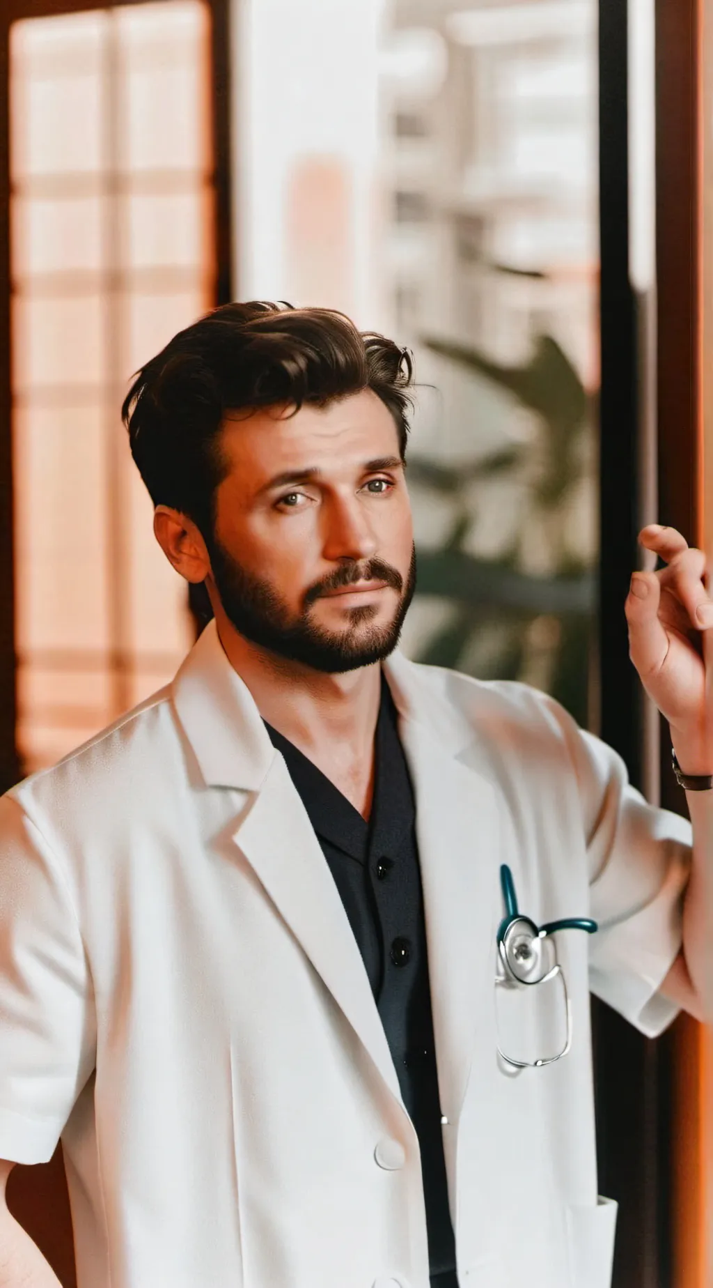 ai character: Derek Shepard  background