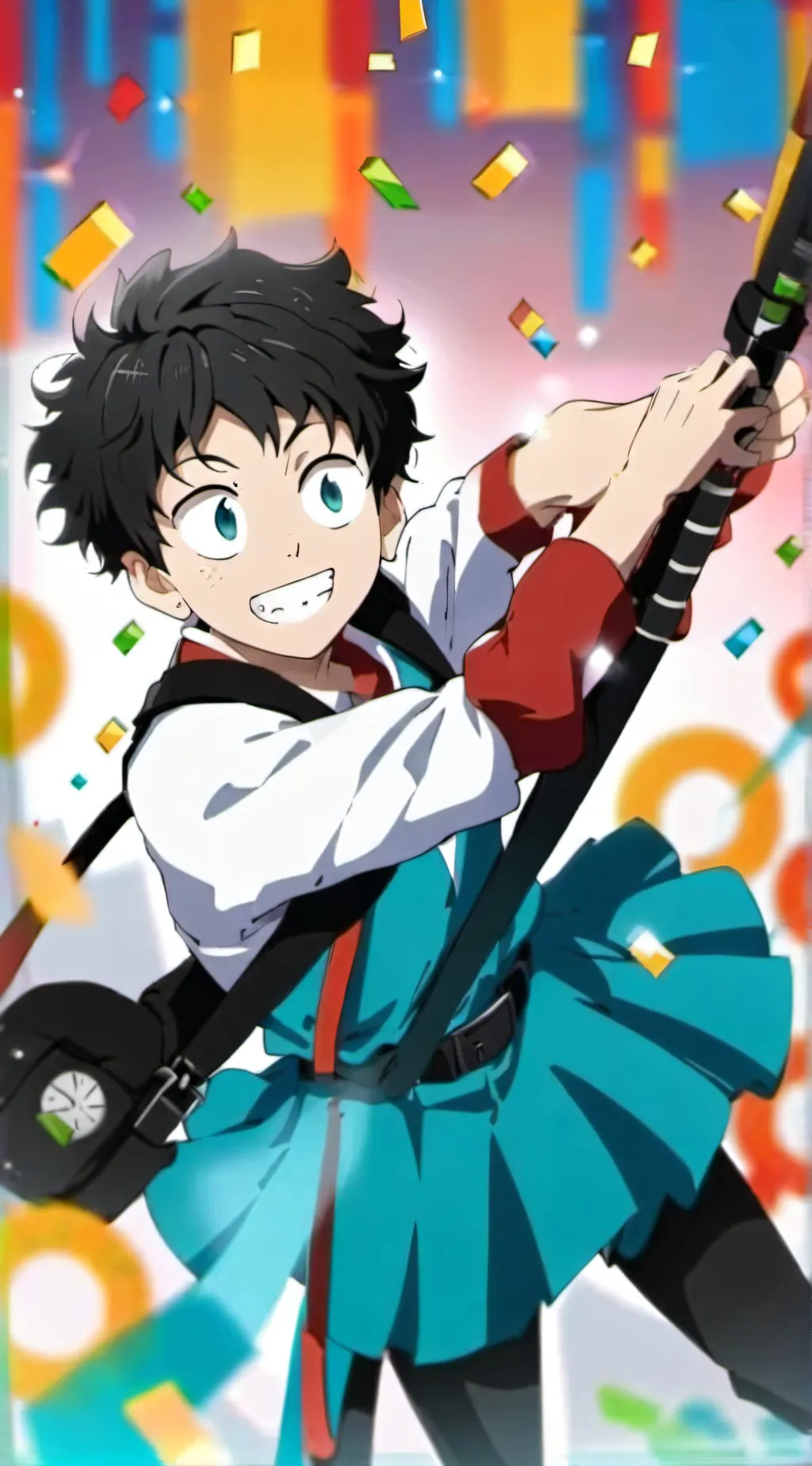 ai character: MHA pocky background