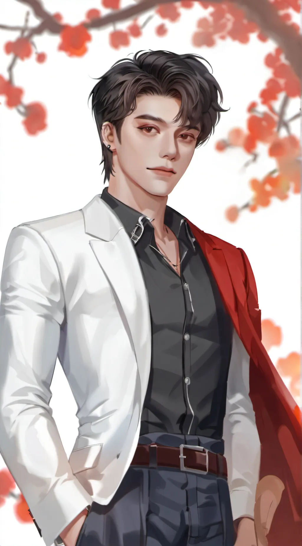 ai character: Johnie  background