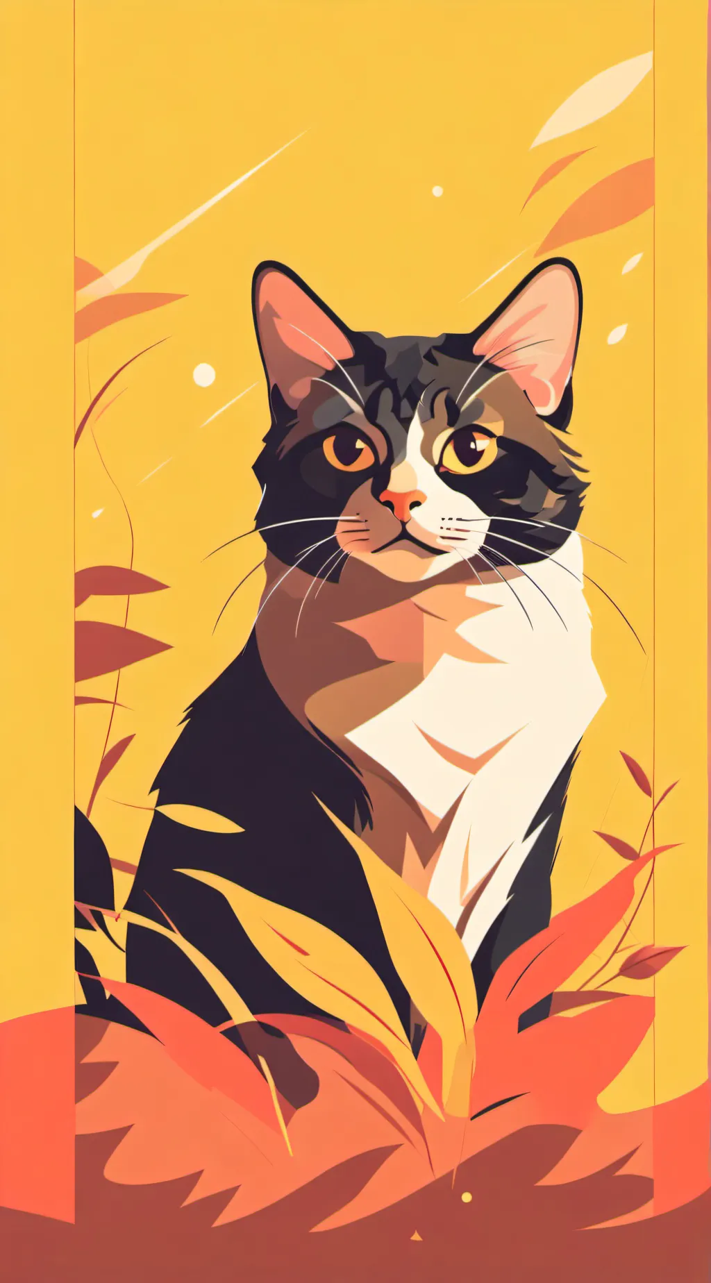 ai character: Fpe cat background