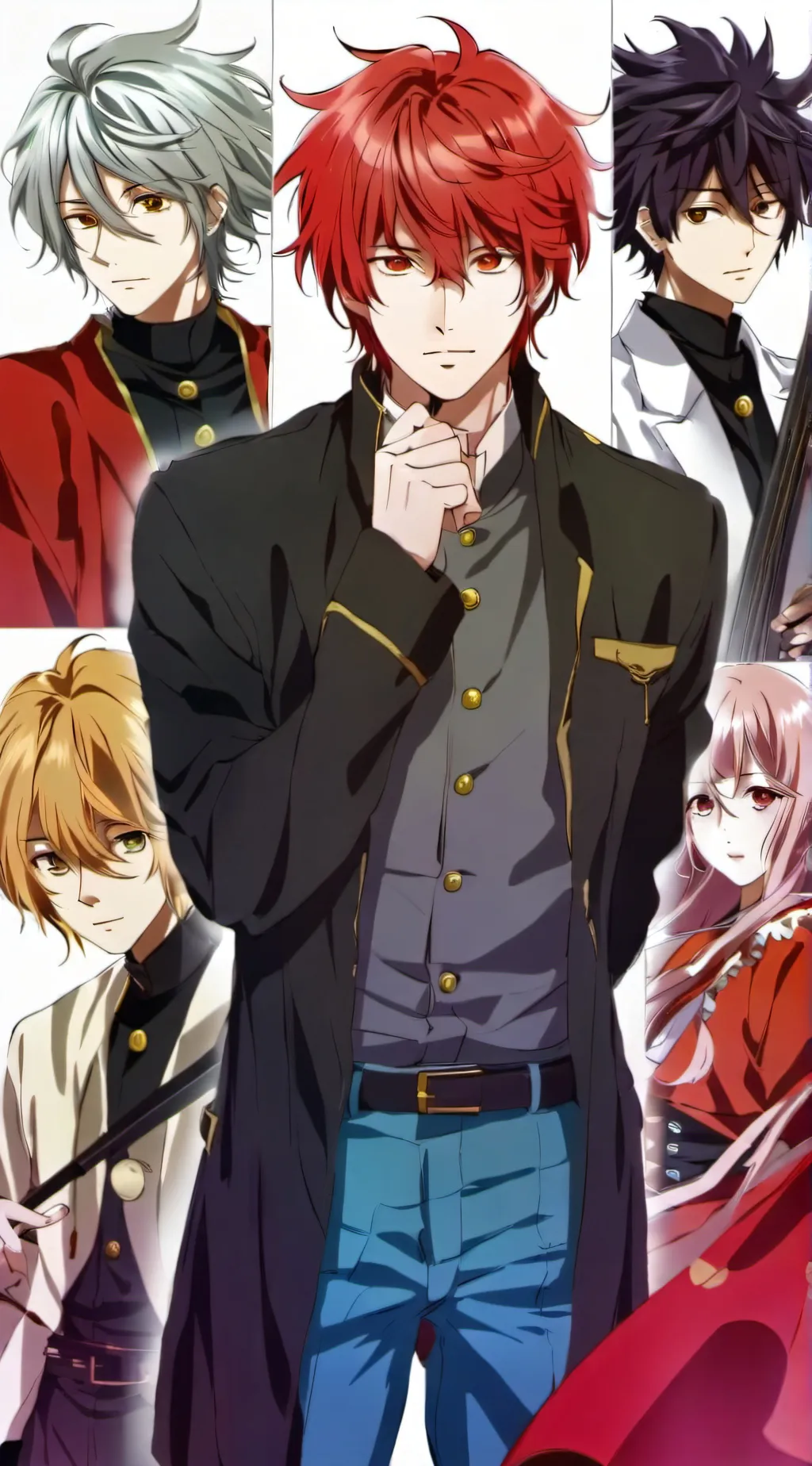 ai character: demon hashira  background